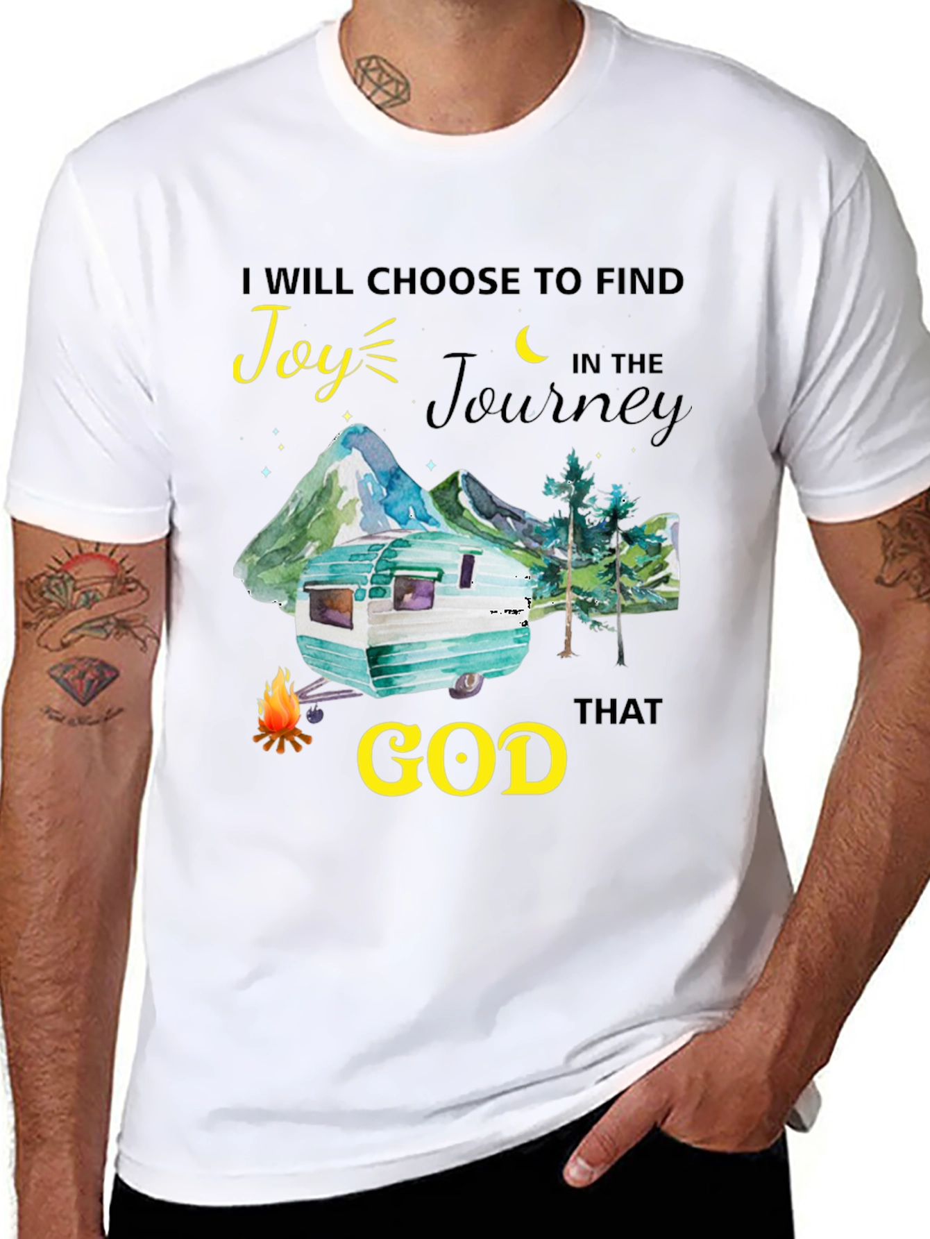 Joy In The Journey Camping Graphic Tee