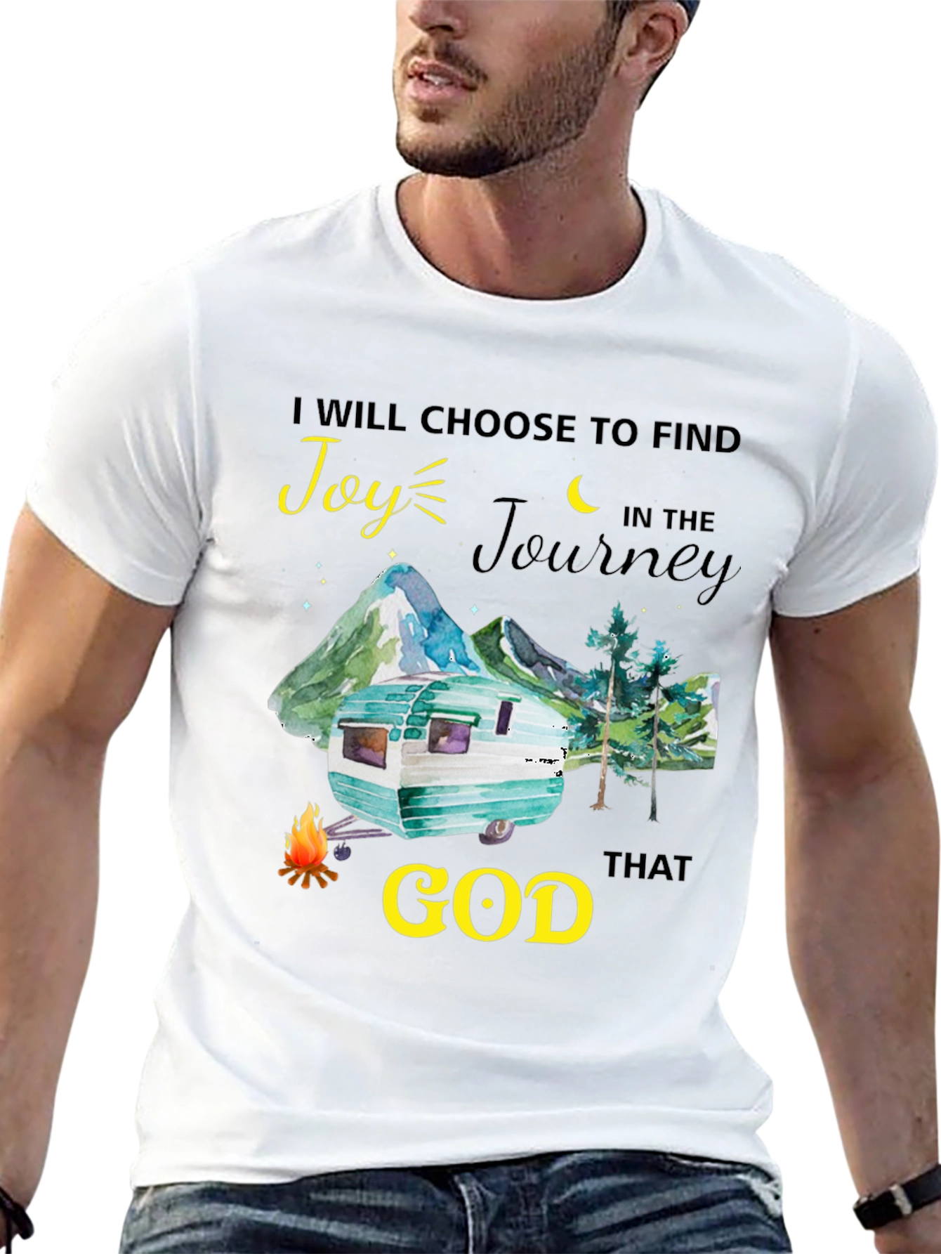 Joy In The Journey Camping Graphic Tee