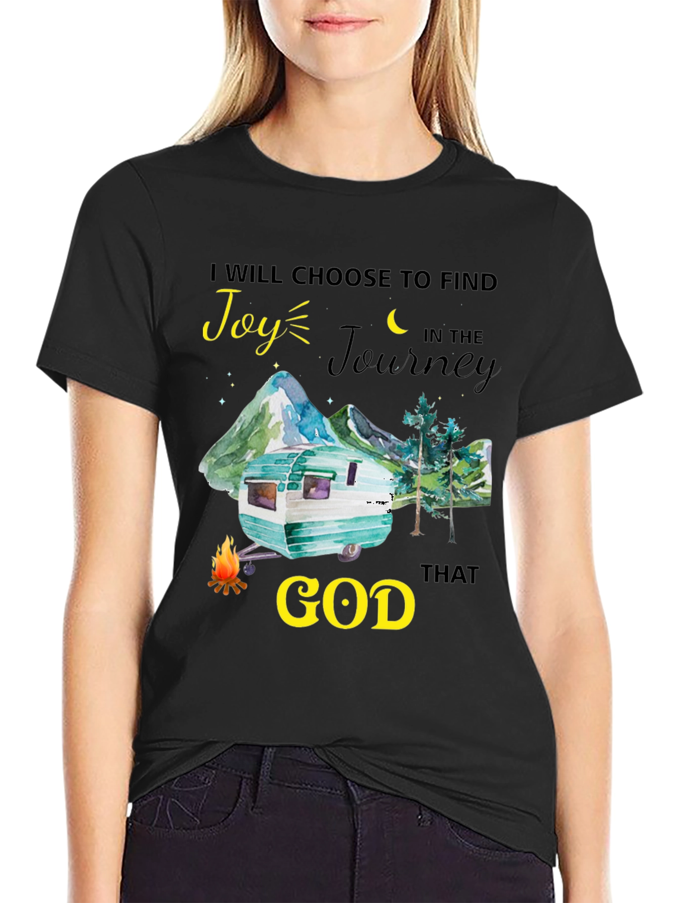 Joy In The Journey Camping Graphic Tee