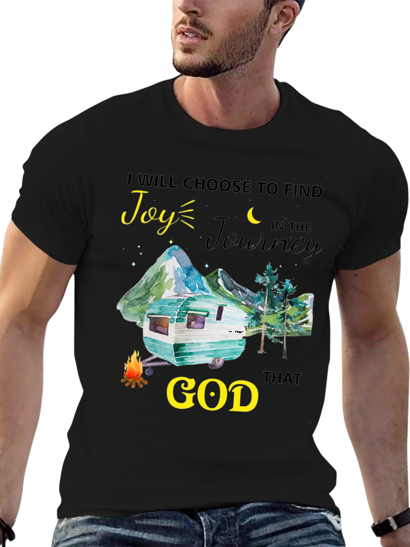 Joy In The Journey Camping Graphic Tee