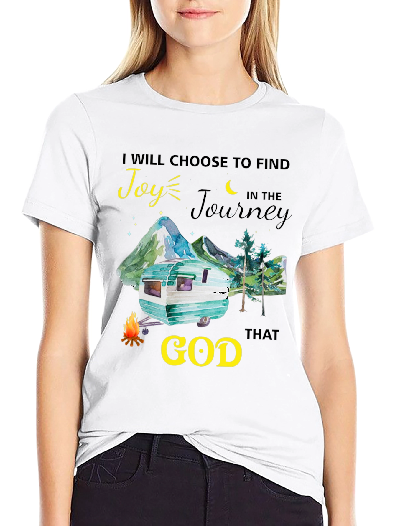 Joy In The Journey Camping Graphic Tee