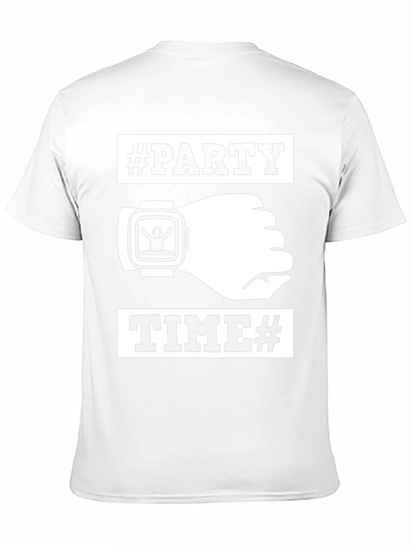 Party Time Black Graphic T-Shirt
