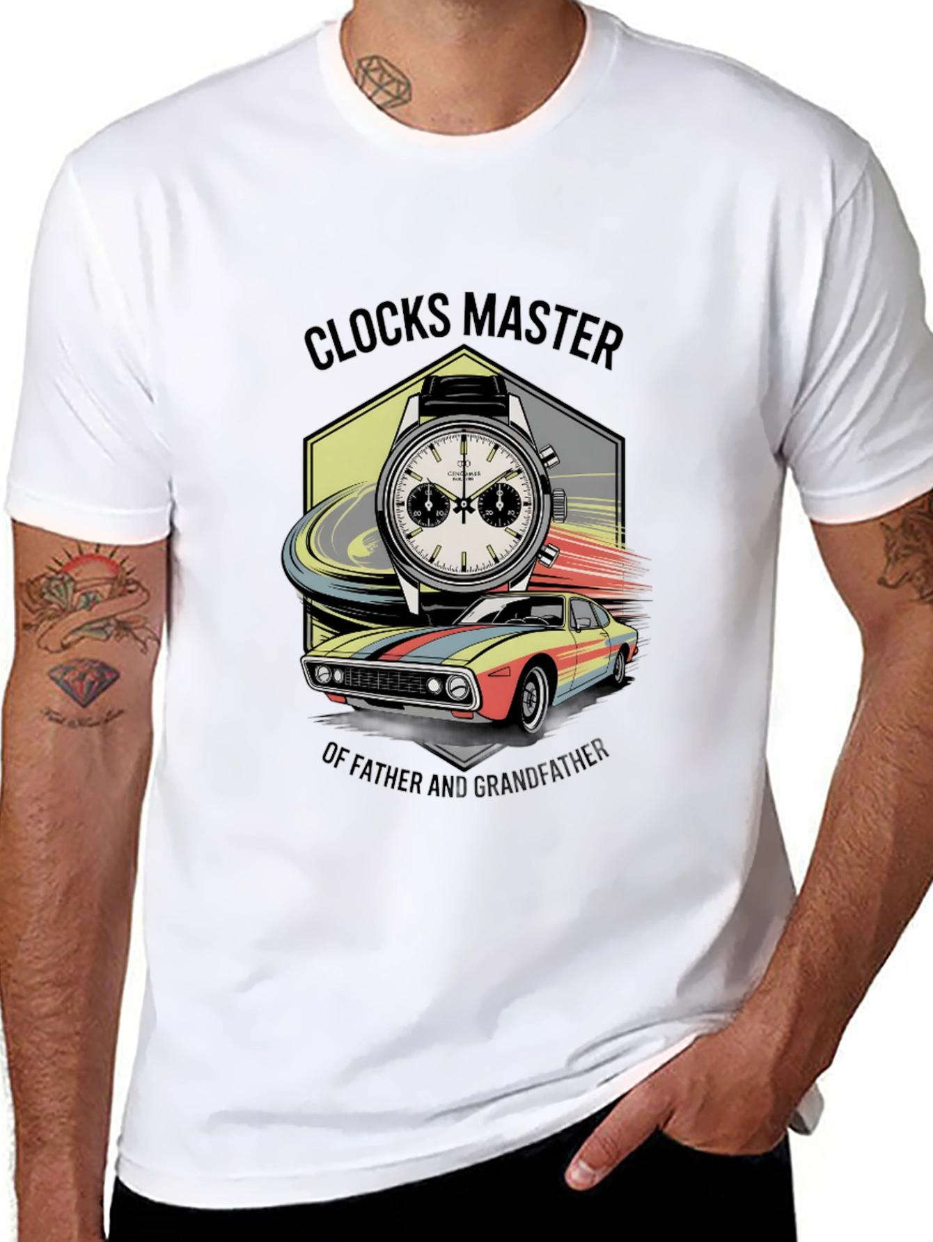 Clocks Master Mens T-Shirt