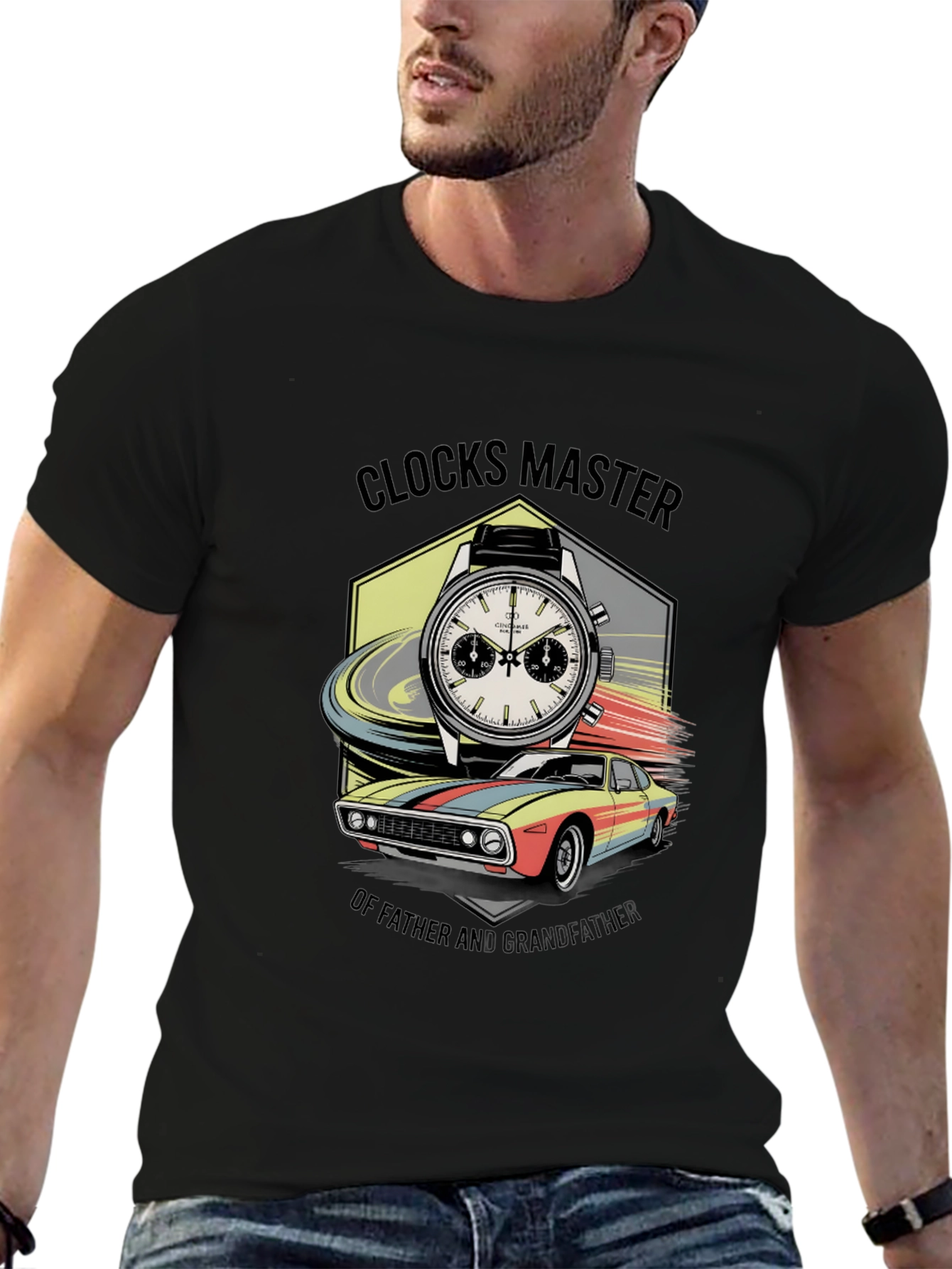 Clocks Master Mens T-Shirt