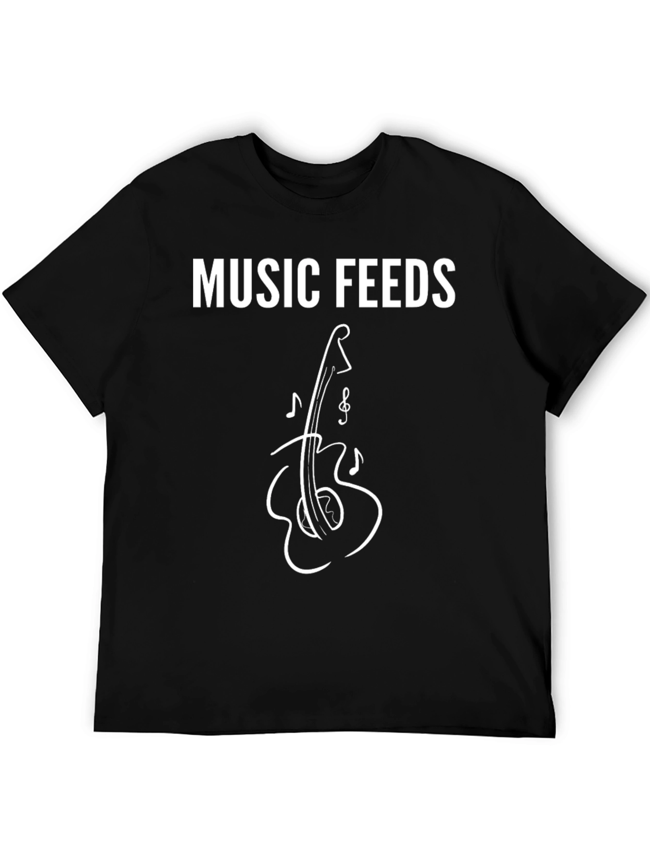 Music Feeds Soul T-Shirt Guitar Graphic Tee