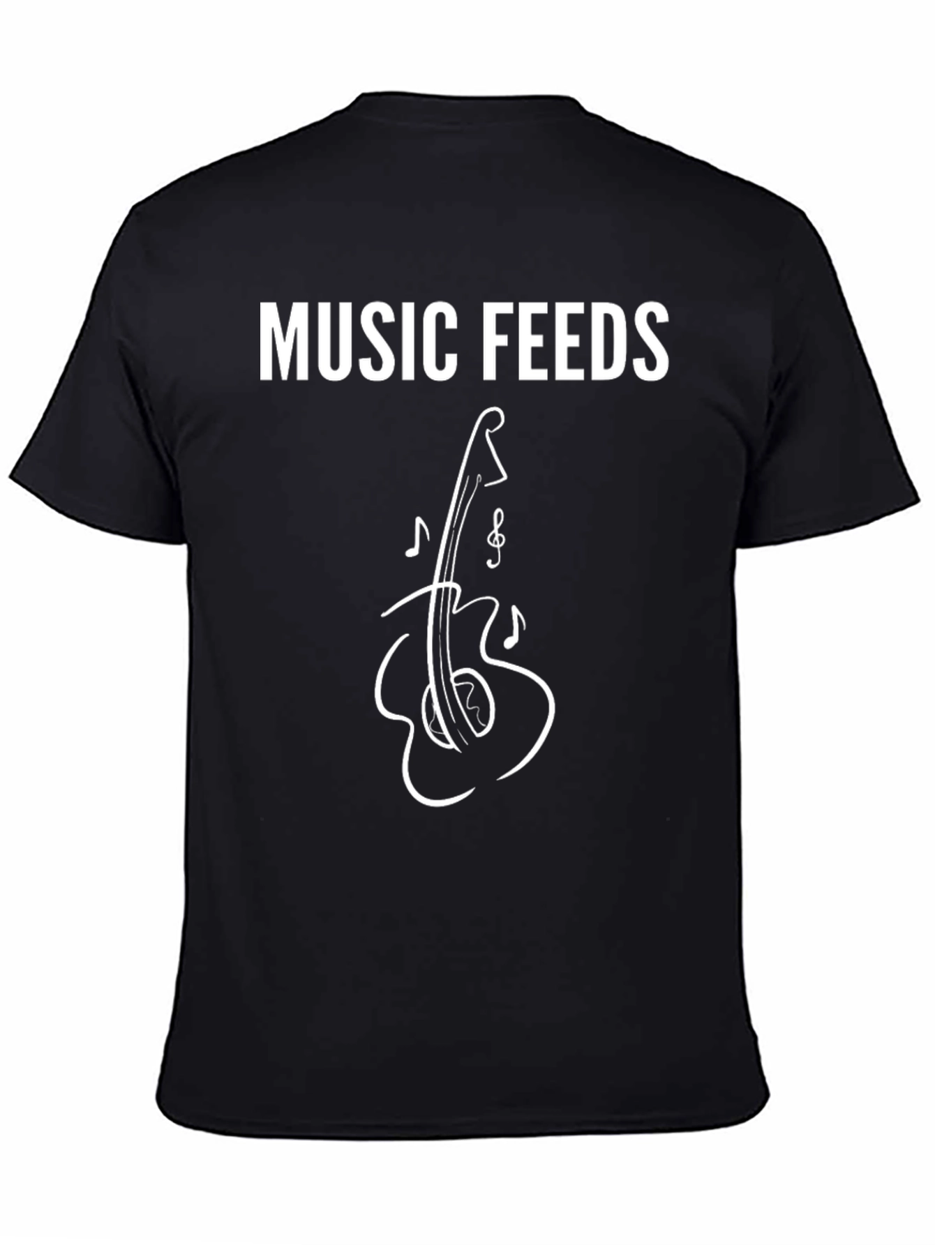 Music Feeds Soul T-Shirt Guitar Graphic Tee
