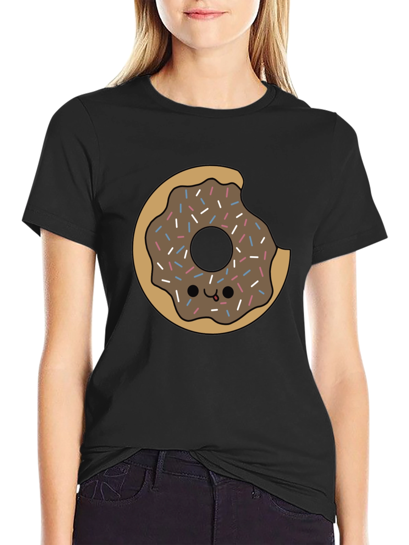 Donut Graphic Tee - Bite Taken!