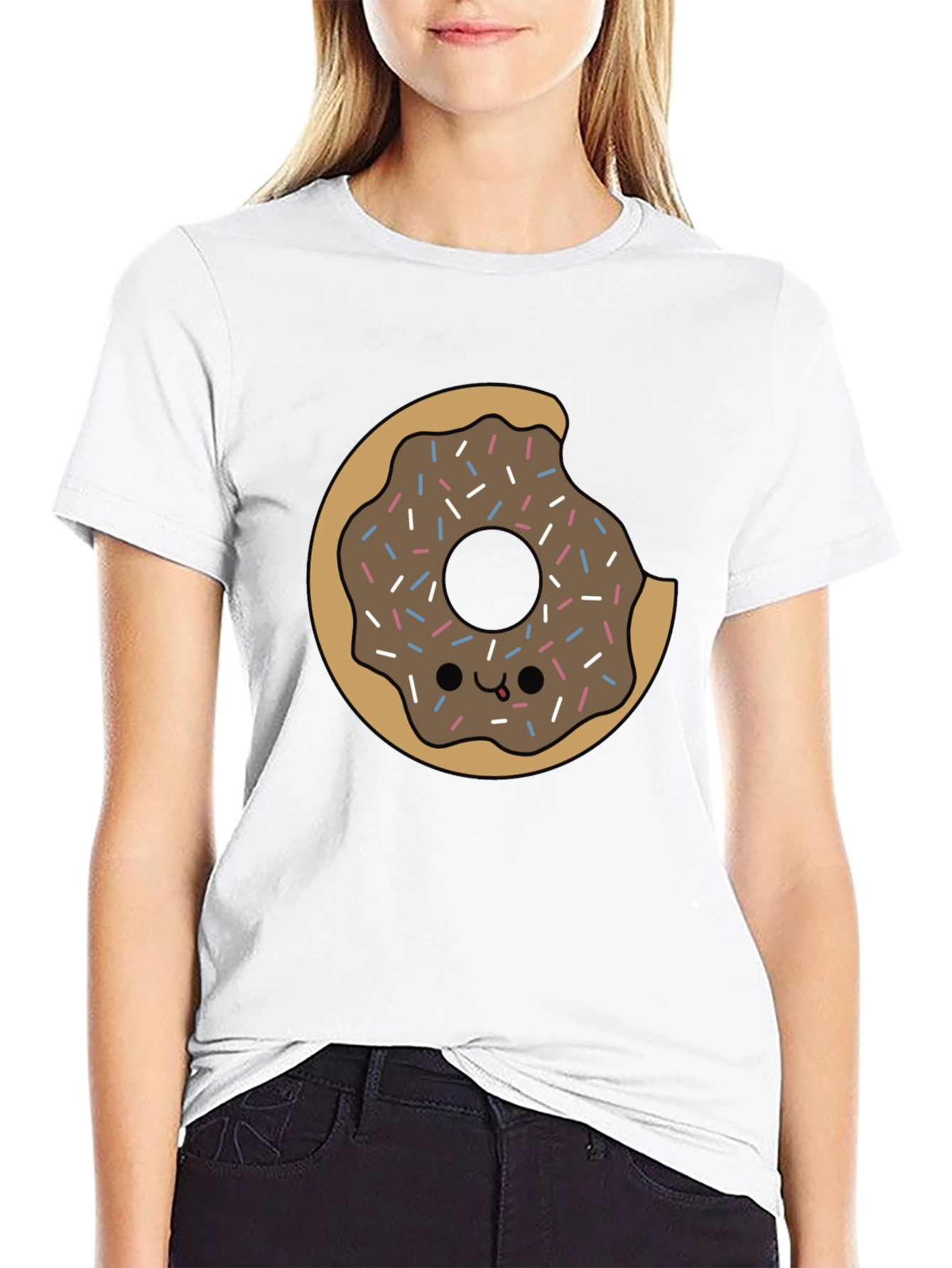 Donut Graphic Tee - Bite Taken!