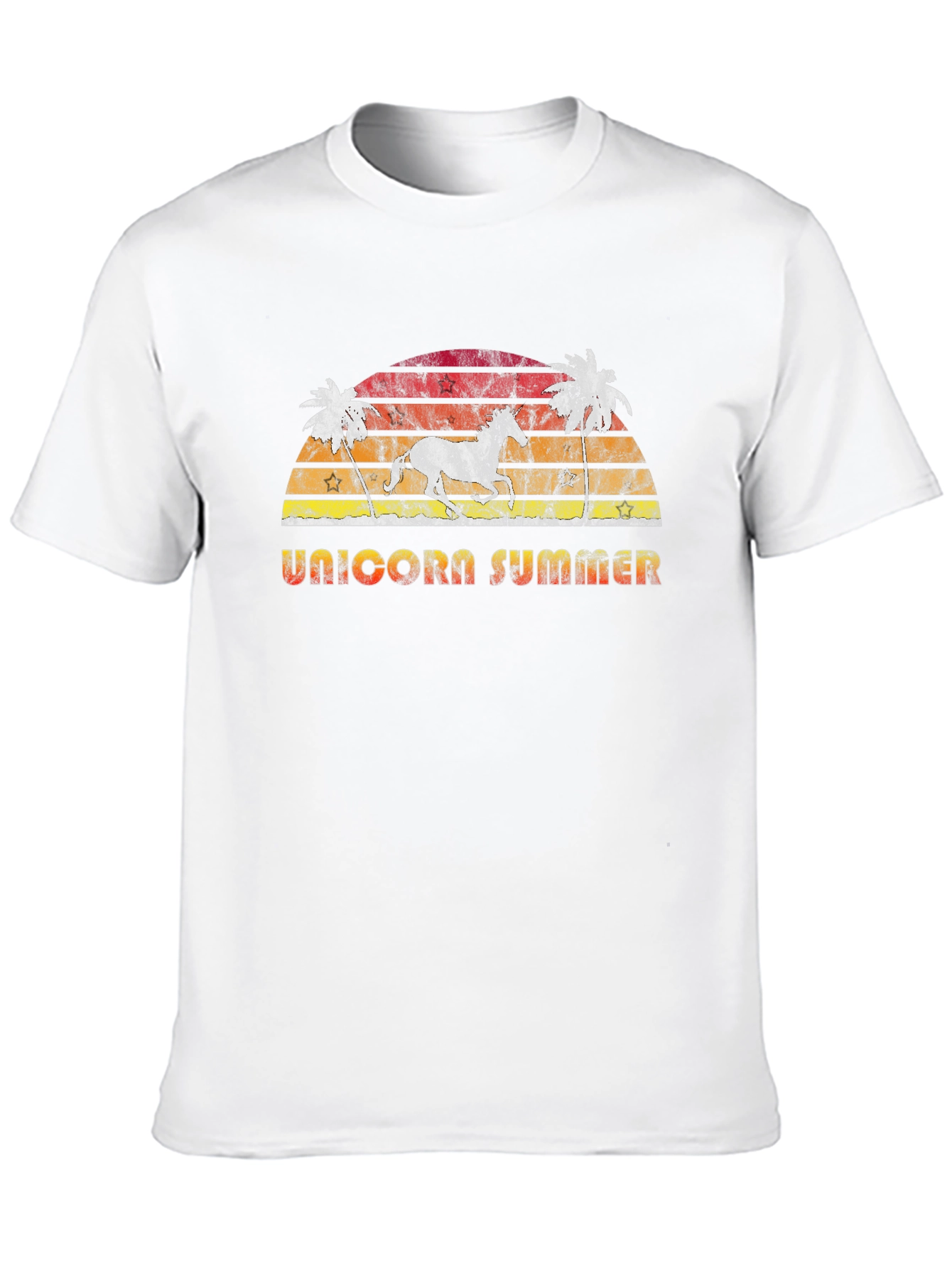 Unicorn Summer Graphic T-Shirt