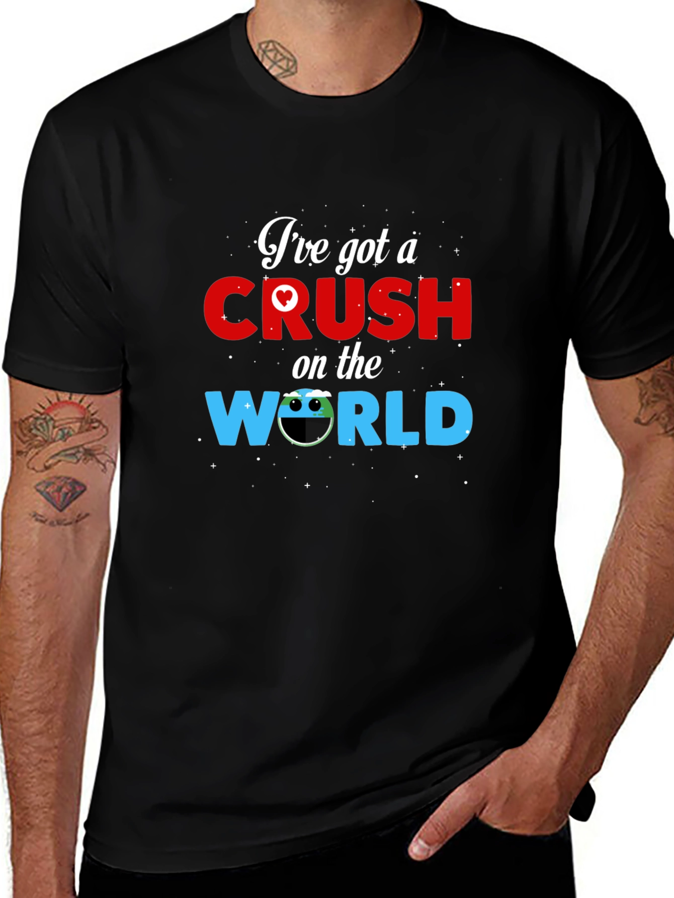 Crush On The World Graphic T-Shirt