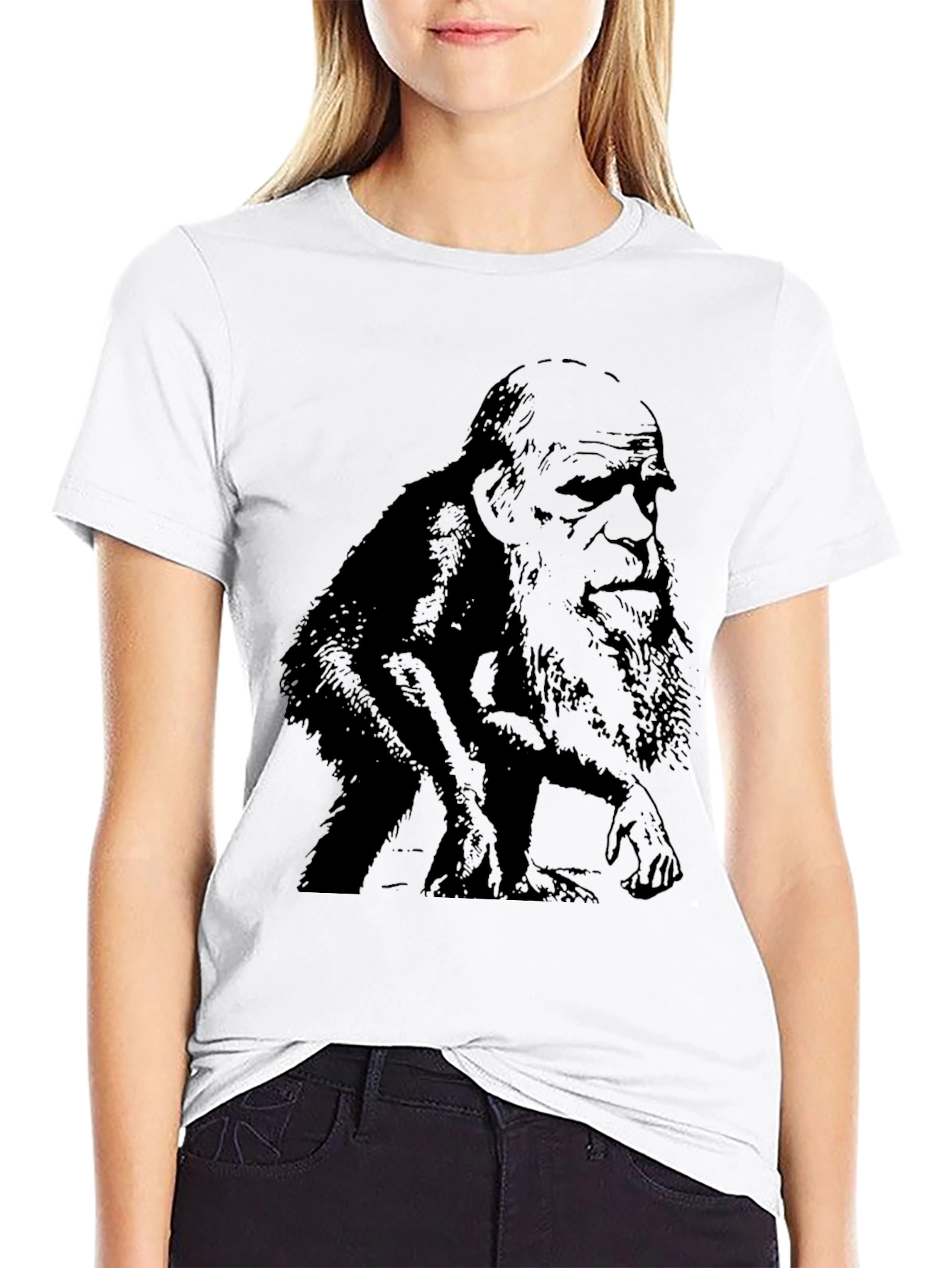 Evolved Ape Graphic Tee - Mens Black T-Shirt