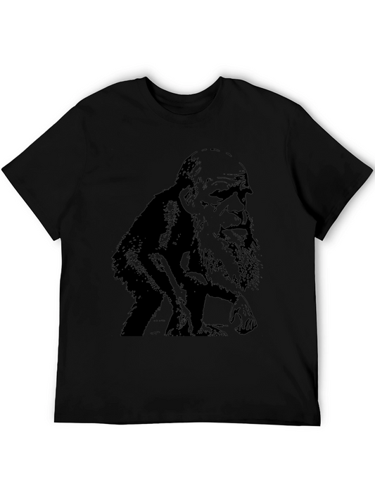 Evolved Ape Graphic Tee - Mens Black T-Shirt