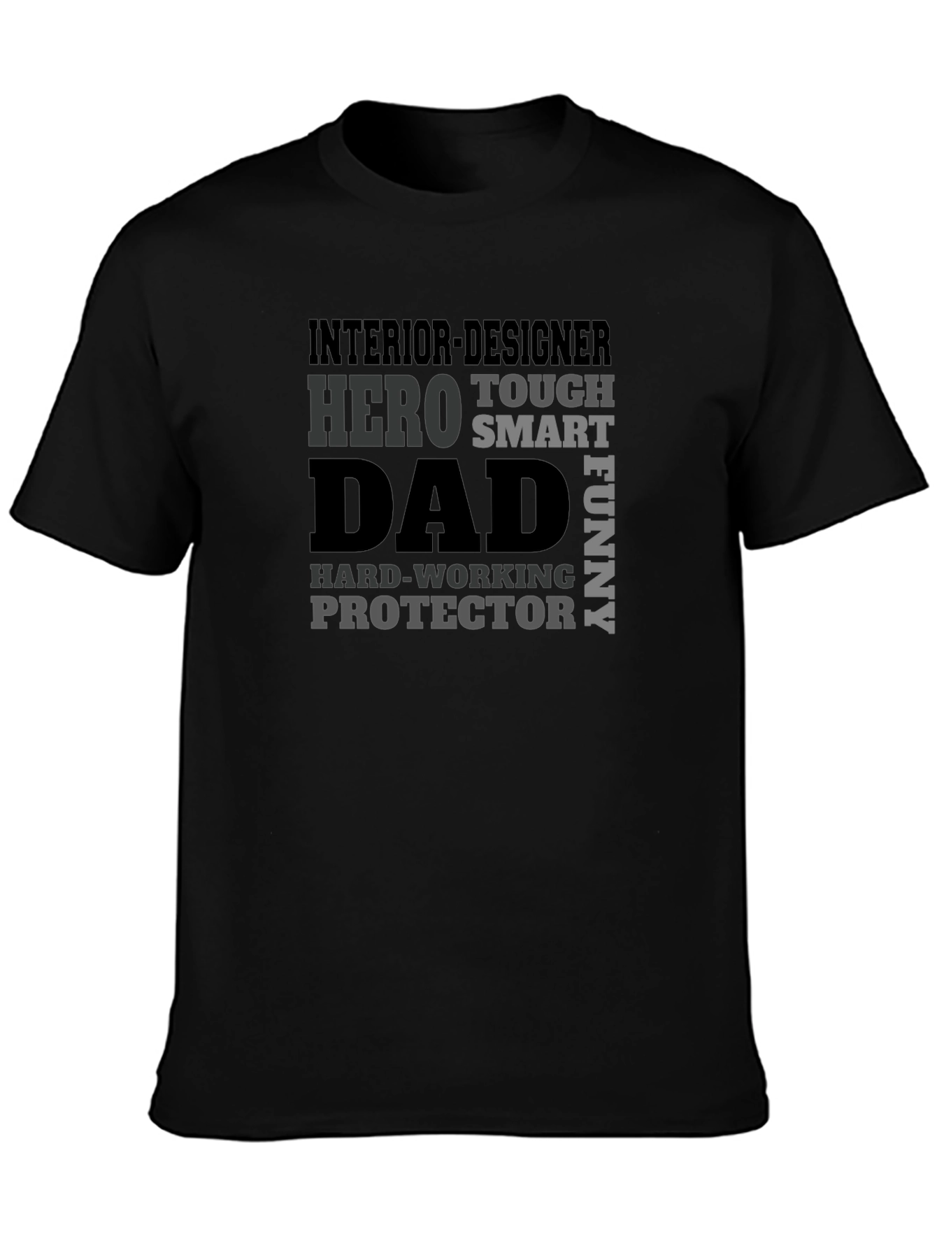 Hero Dad Interior Designer Graphic T-Shirt
