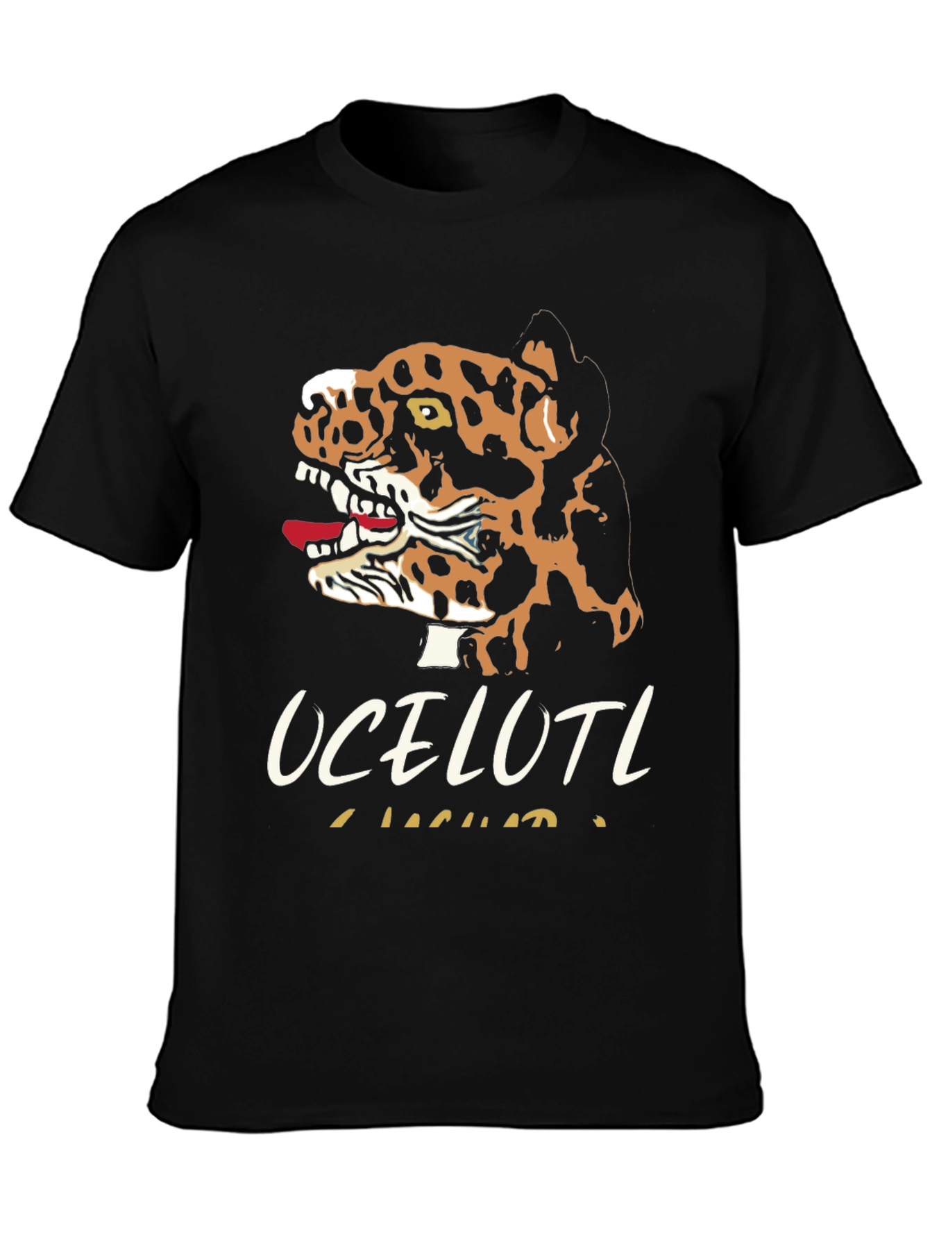 Ocelotl Jaguar Graphic T-Shirt