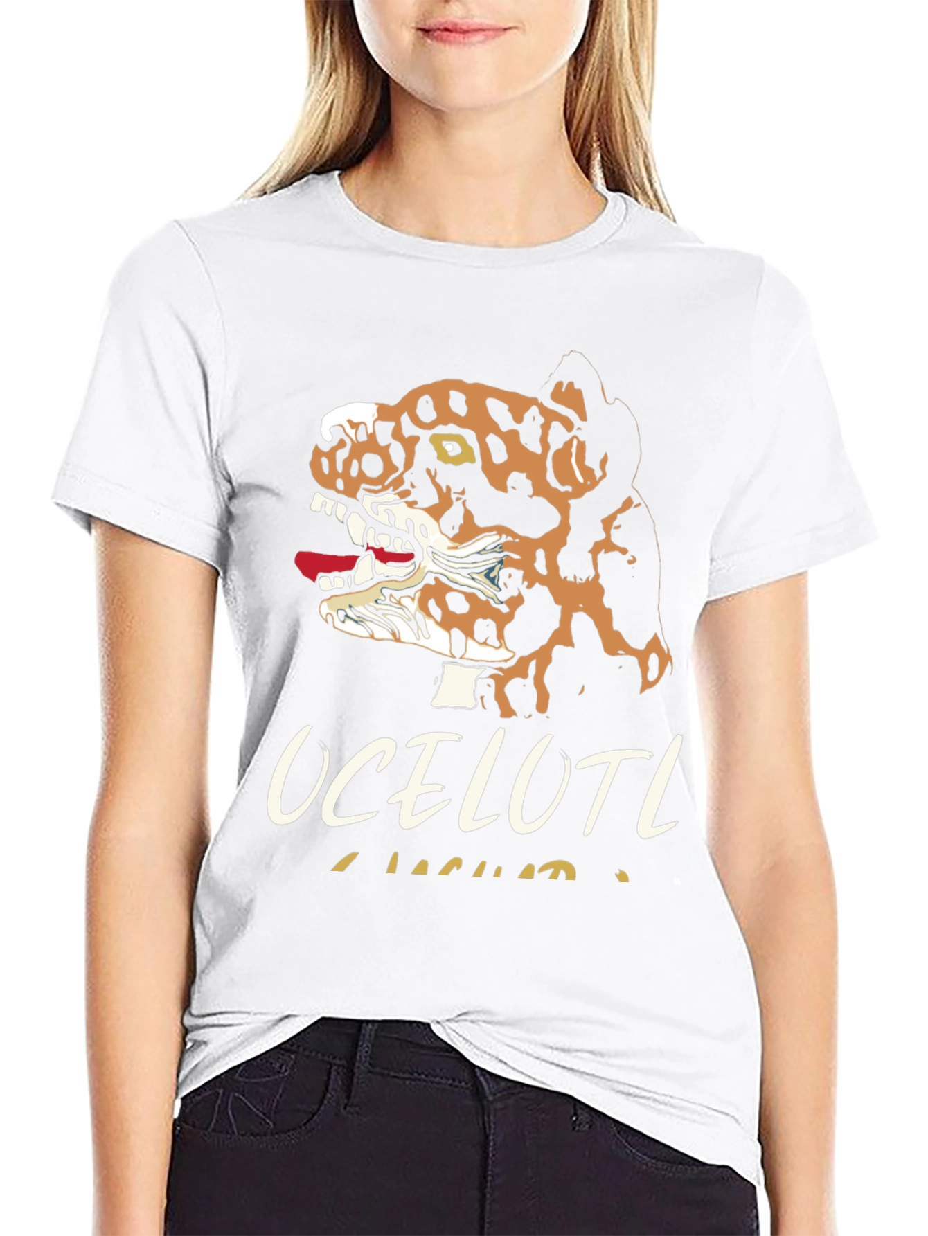 Ocelotl Jaguar Graphic T-Shirt