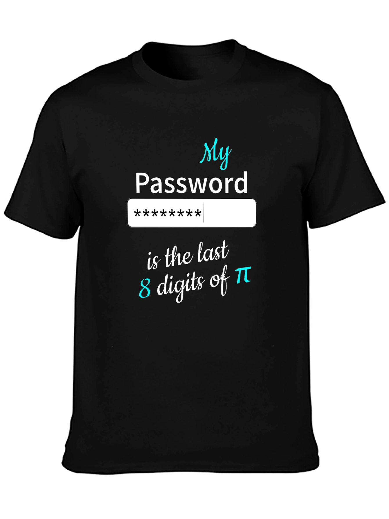Funny Pi Password T-Shirt