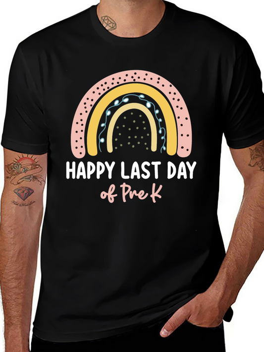 Happy Last Day of Pre-K Rainbow T-Shirt