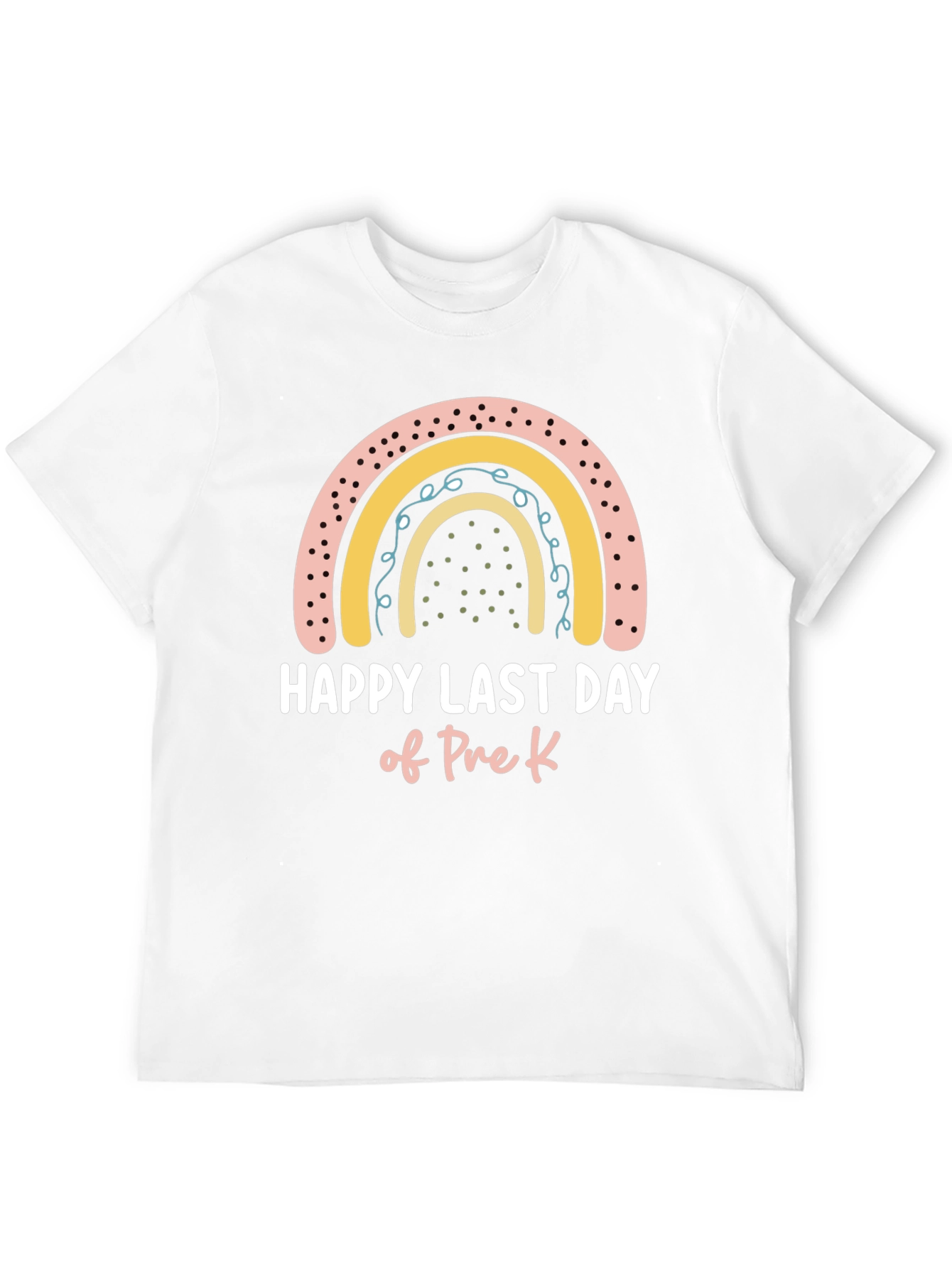 Happy Last Day of Pre-K Rainbow T-Shirt