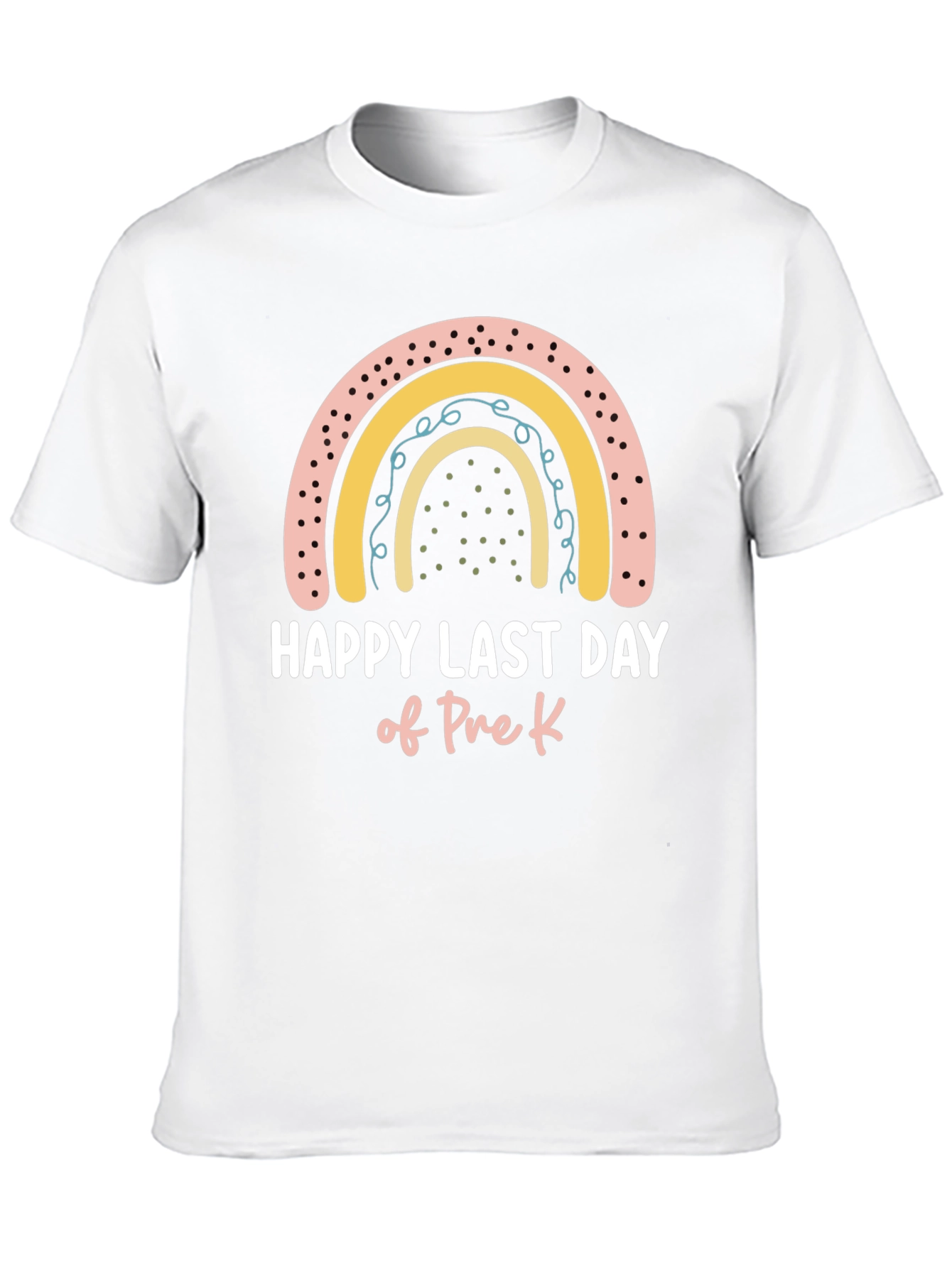 Happy Last Day of Pre-K Rainbow T-Shirt