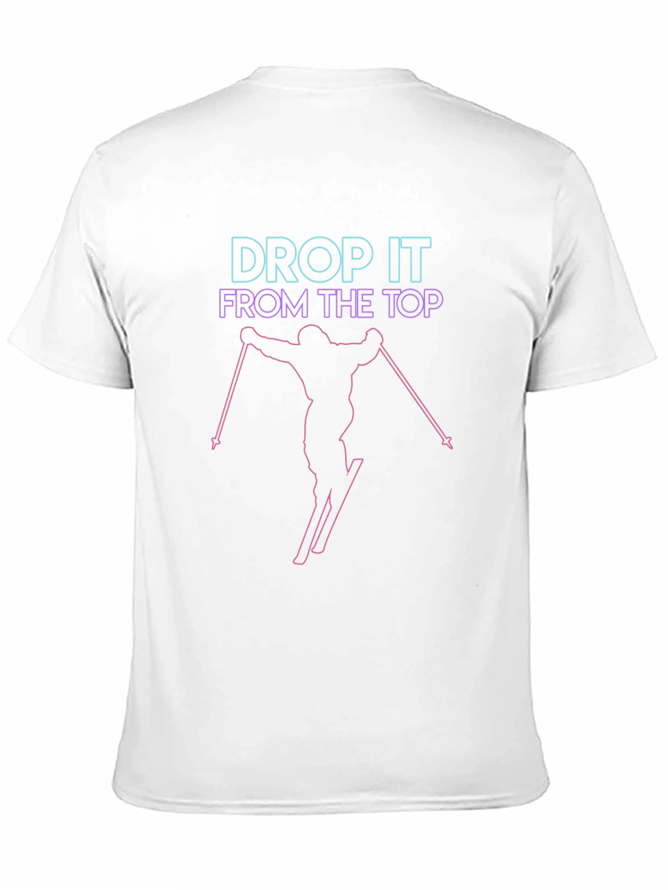 Drop It From The Top Skiing Graphic Tee