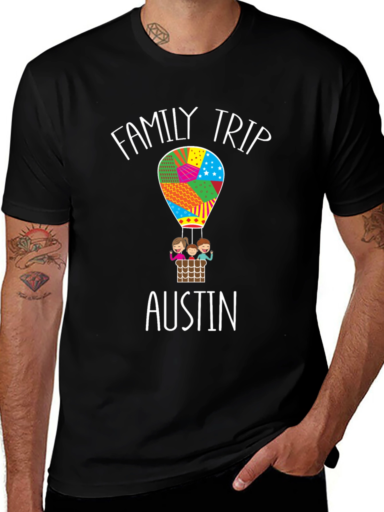 Family Trip Austin Souvenir T-Shirt