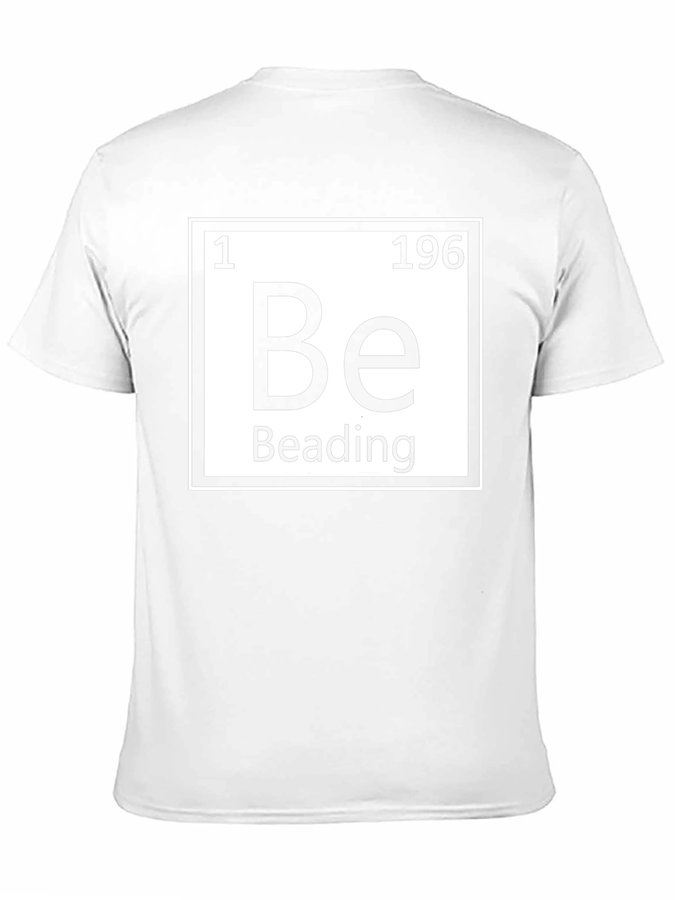 Beading Periodic Table T-Shirt - Black