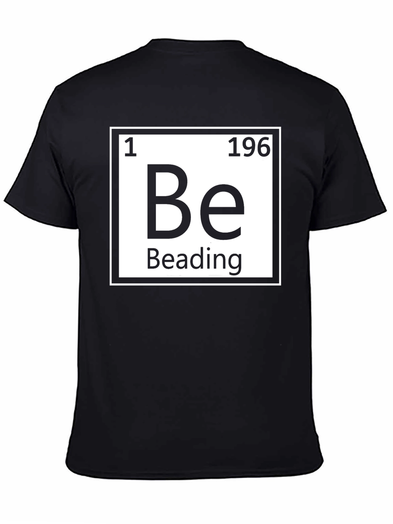 Beading Periodic Table T-Shirt - Black