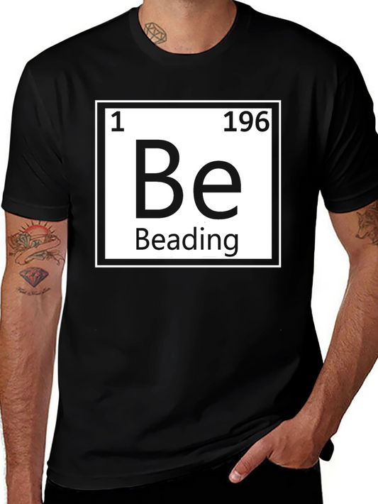 Beading Periodic Table T-Shirt - Black