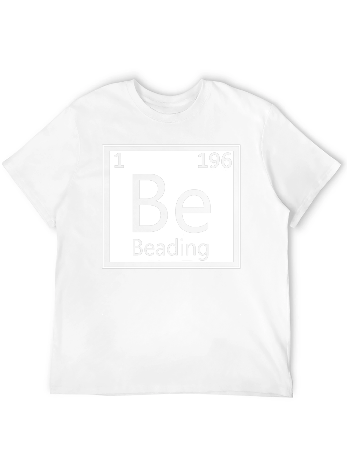Beading Periodic Table T-Shirt - Black