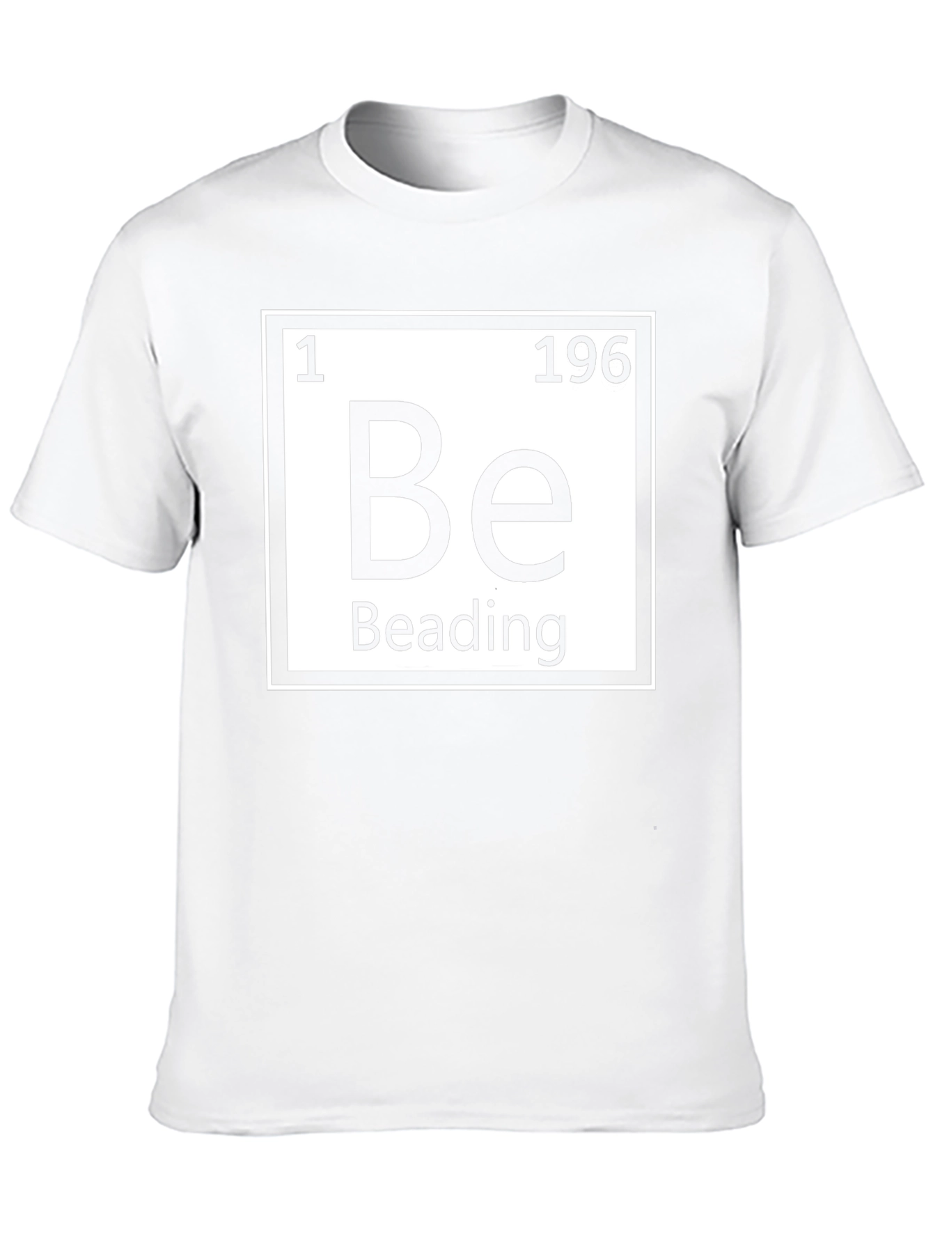 Beading Periodic Table T-Shirt - Black