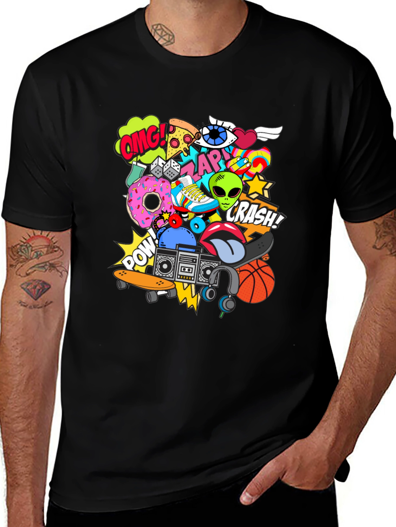 Funky Graphic Tee: Streetwear Style