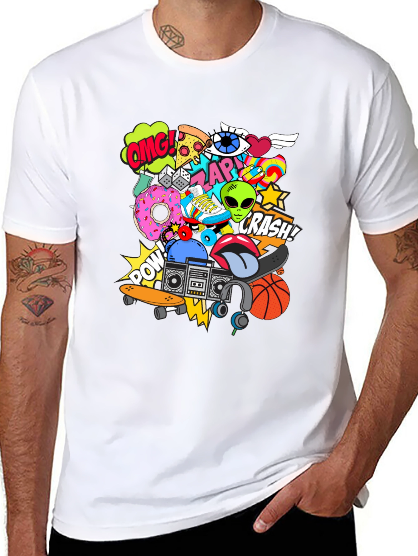 Funky Graphic Tee: Streetwear Style