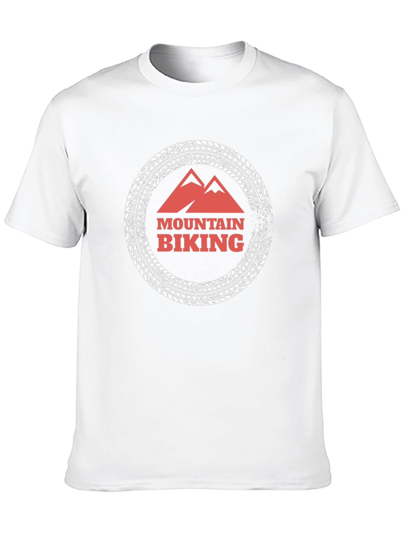 Mountain Biking Graphic Tee - Black