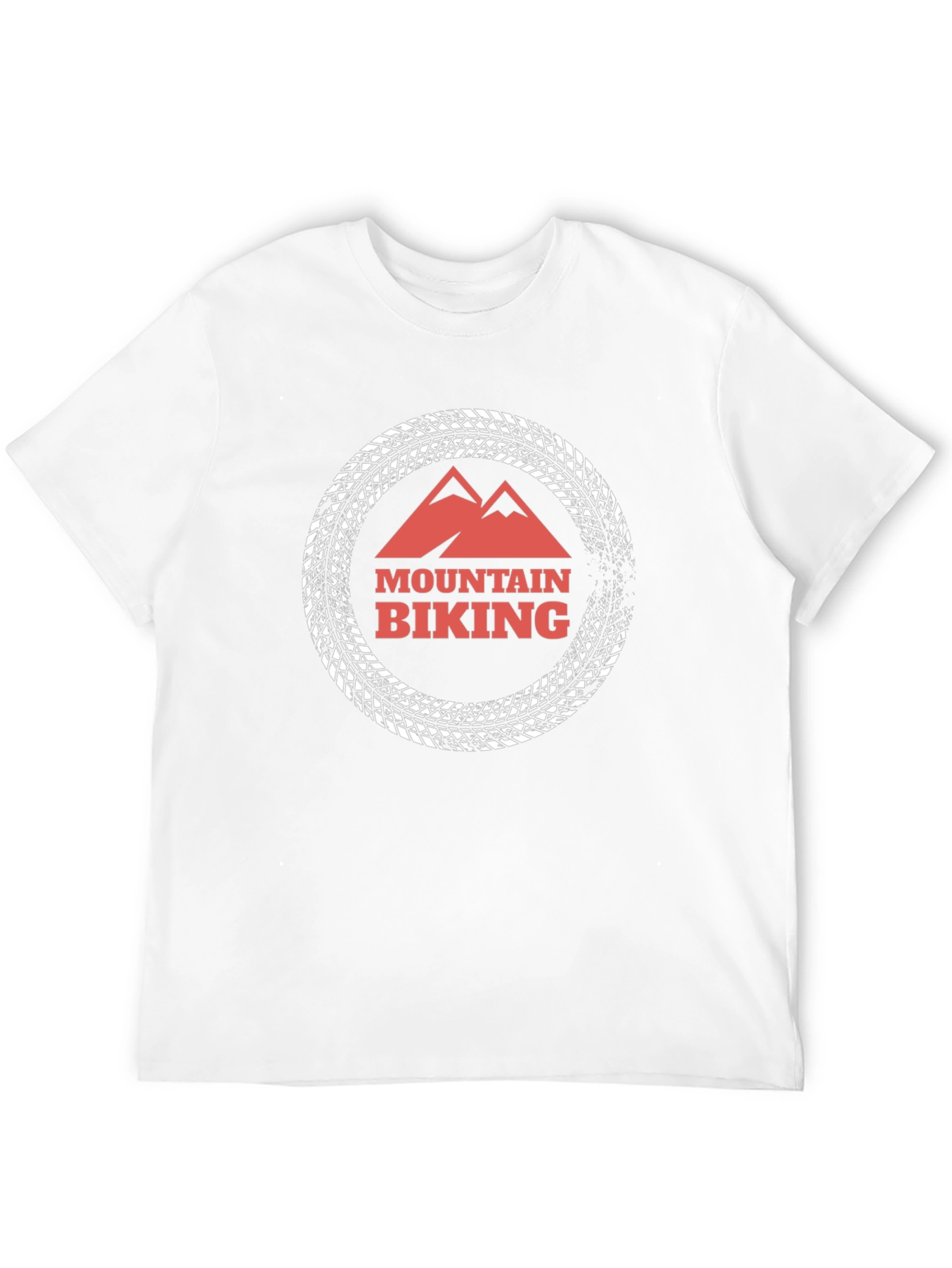 Mountain Biking Graphic Tee - Black