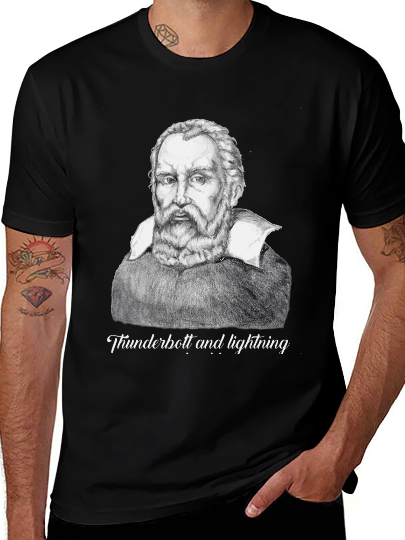 Galileo Thunderbolt and Lightning Graphic T-Shirt