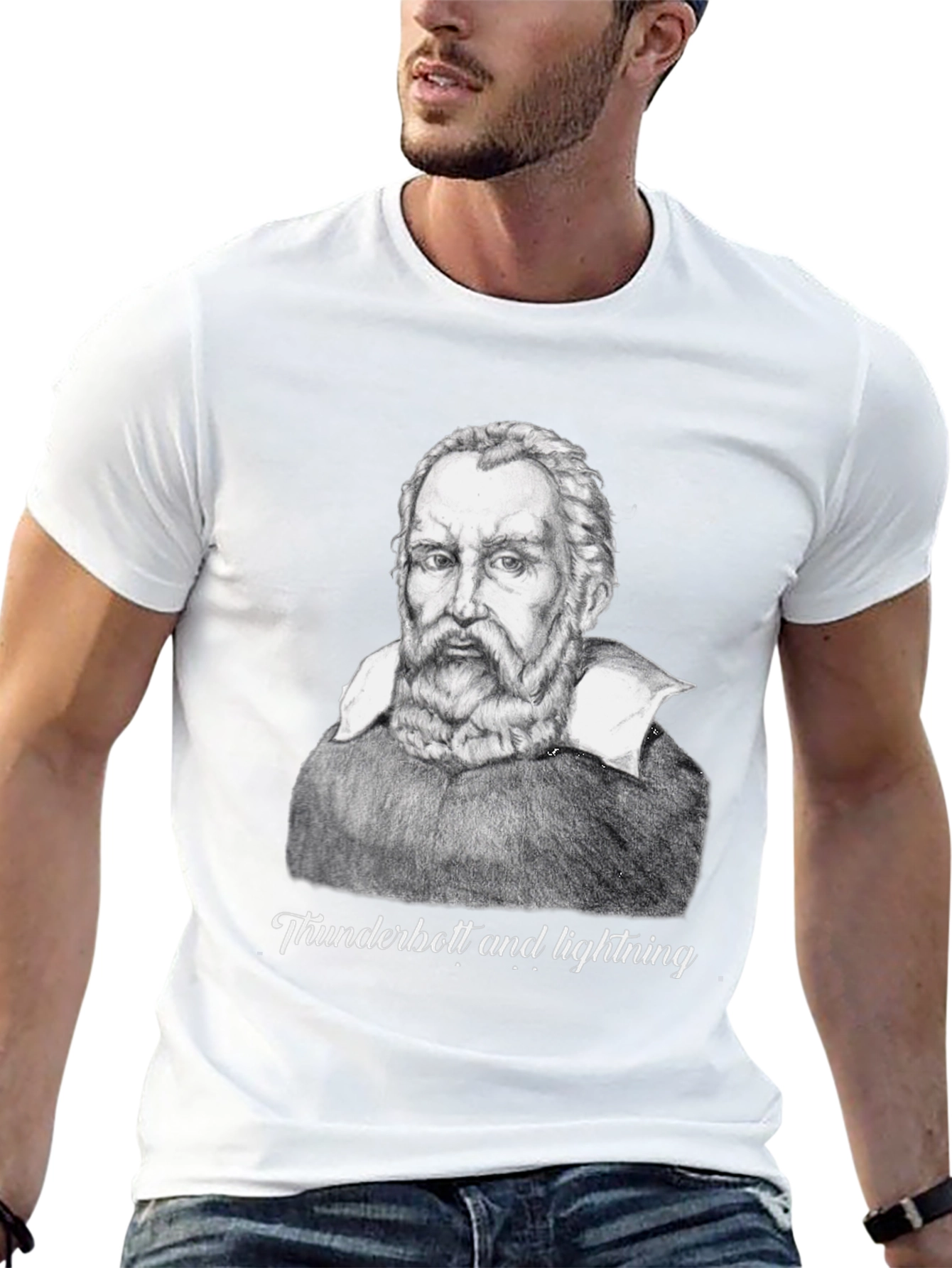 Galileo Thunderbolt and Lightning Graphic T-Shirt