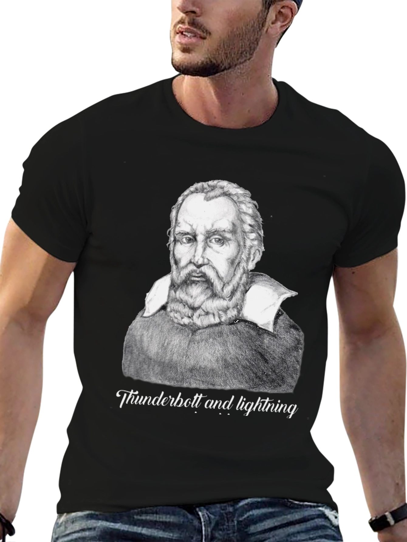 Galileo Thunderbolt and Lightning Graphic T-Shirt