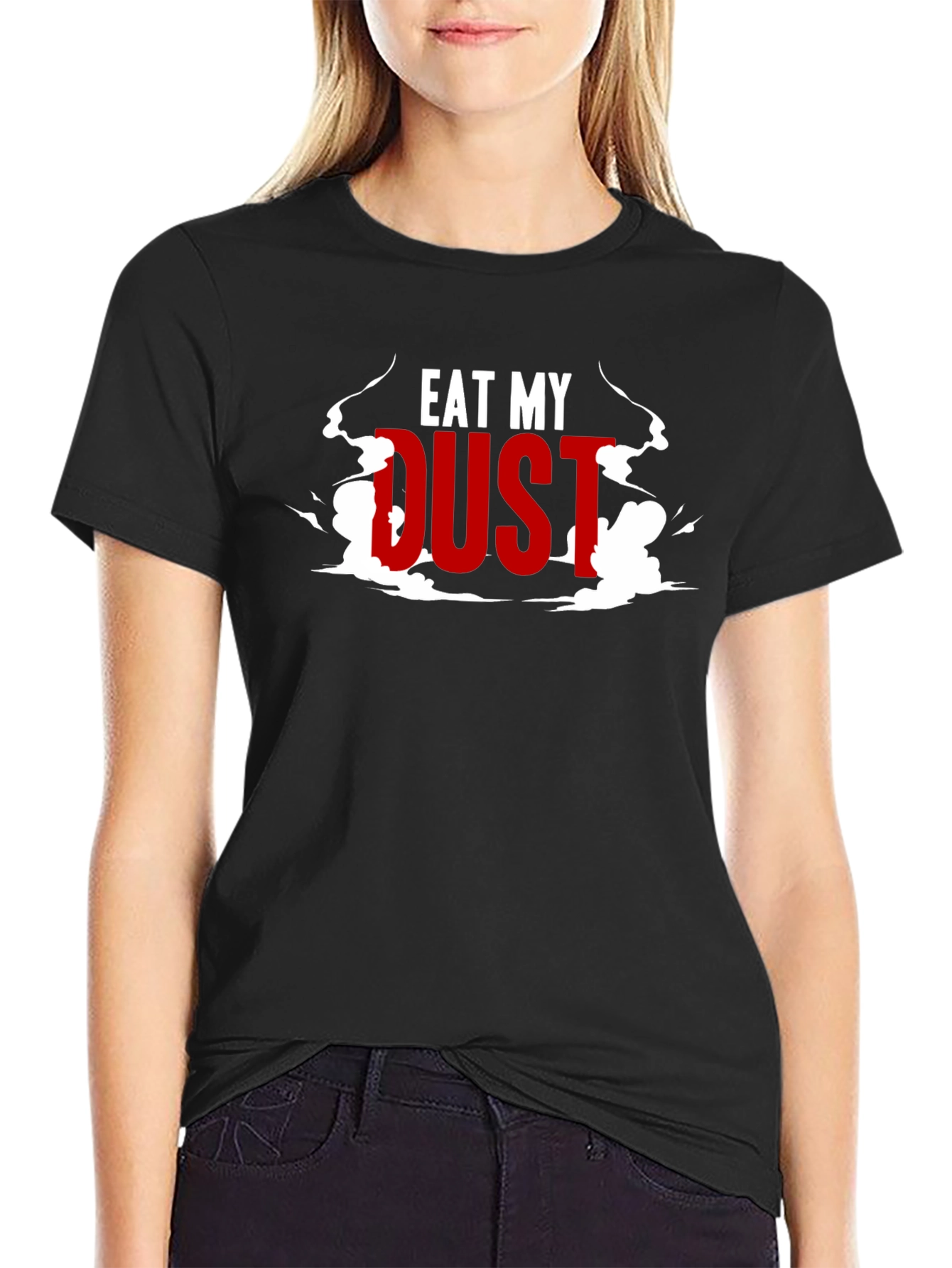 Eat My Dust Graphic Tee - Black T-Shirt