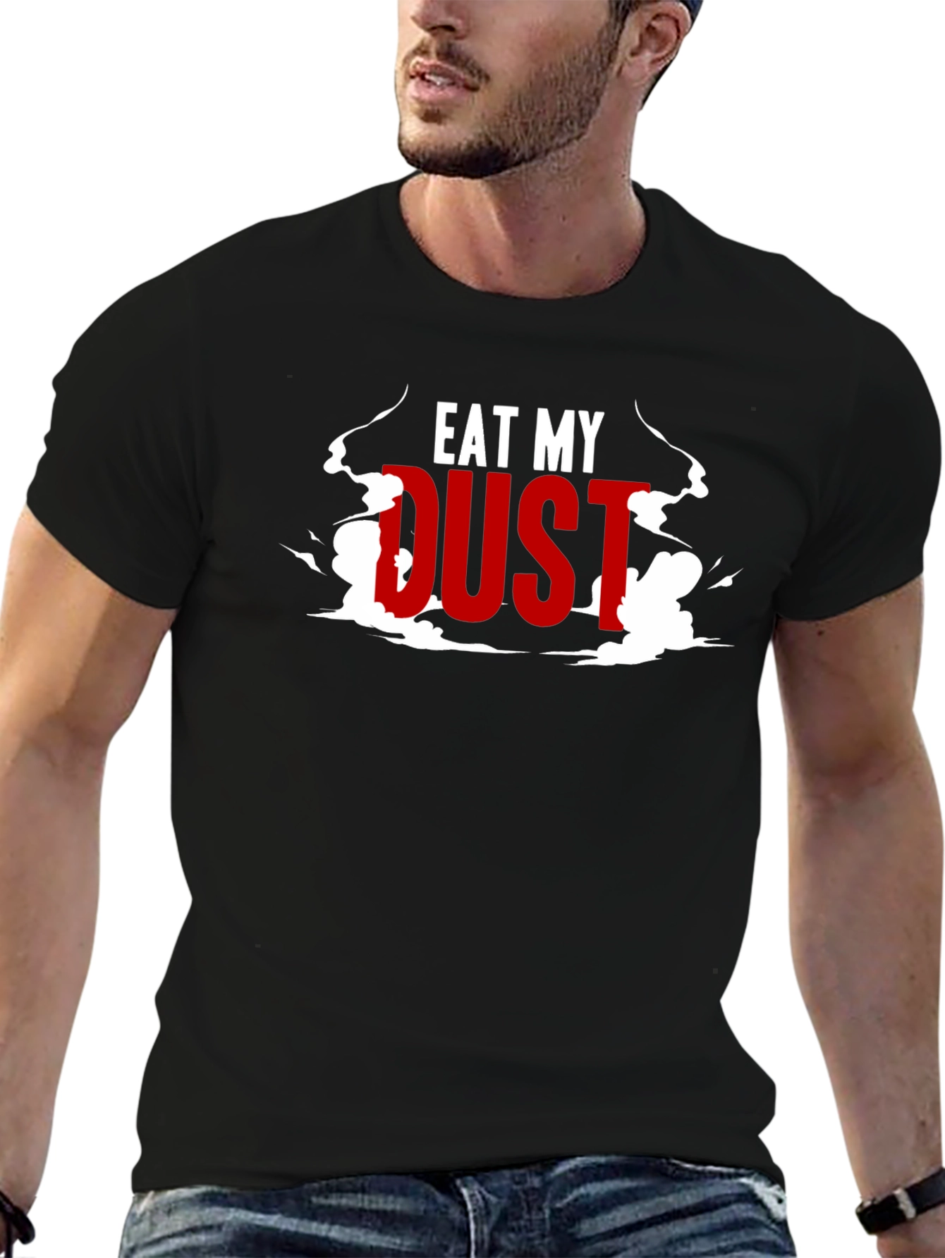 Eat My Dust Graphic Tee - Black T-Shirt