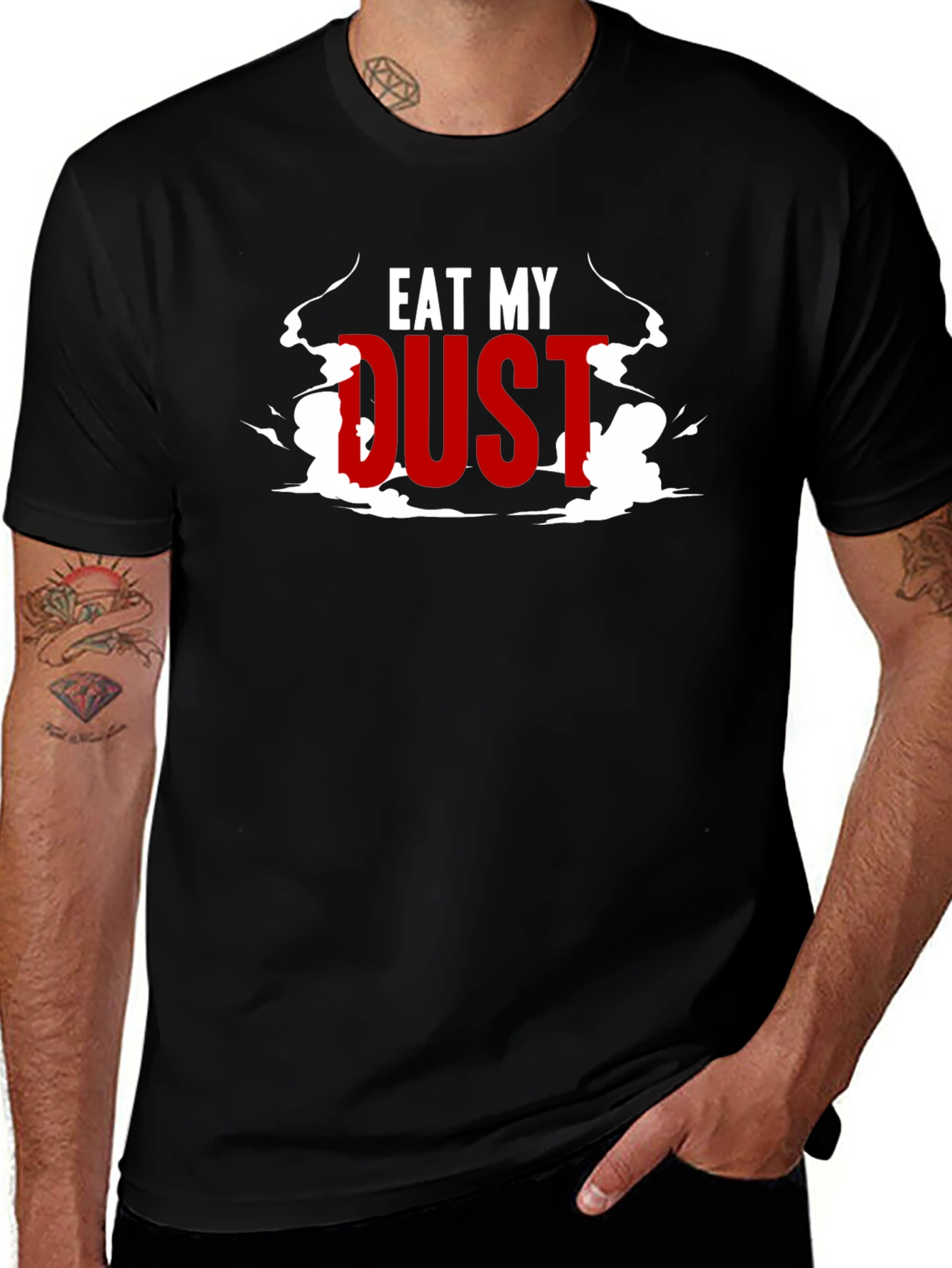 Eat My Dust Graphic Tee - Black T-Shirt