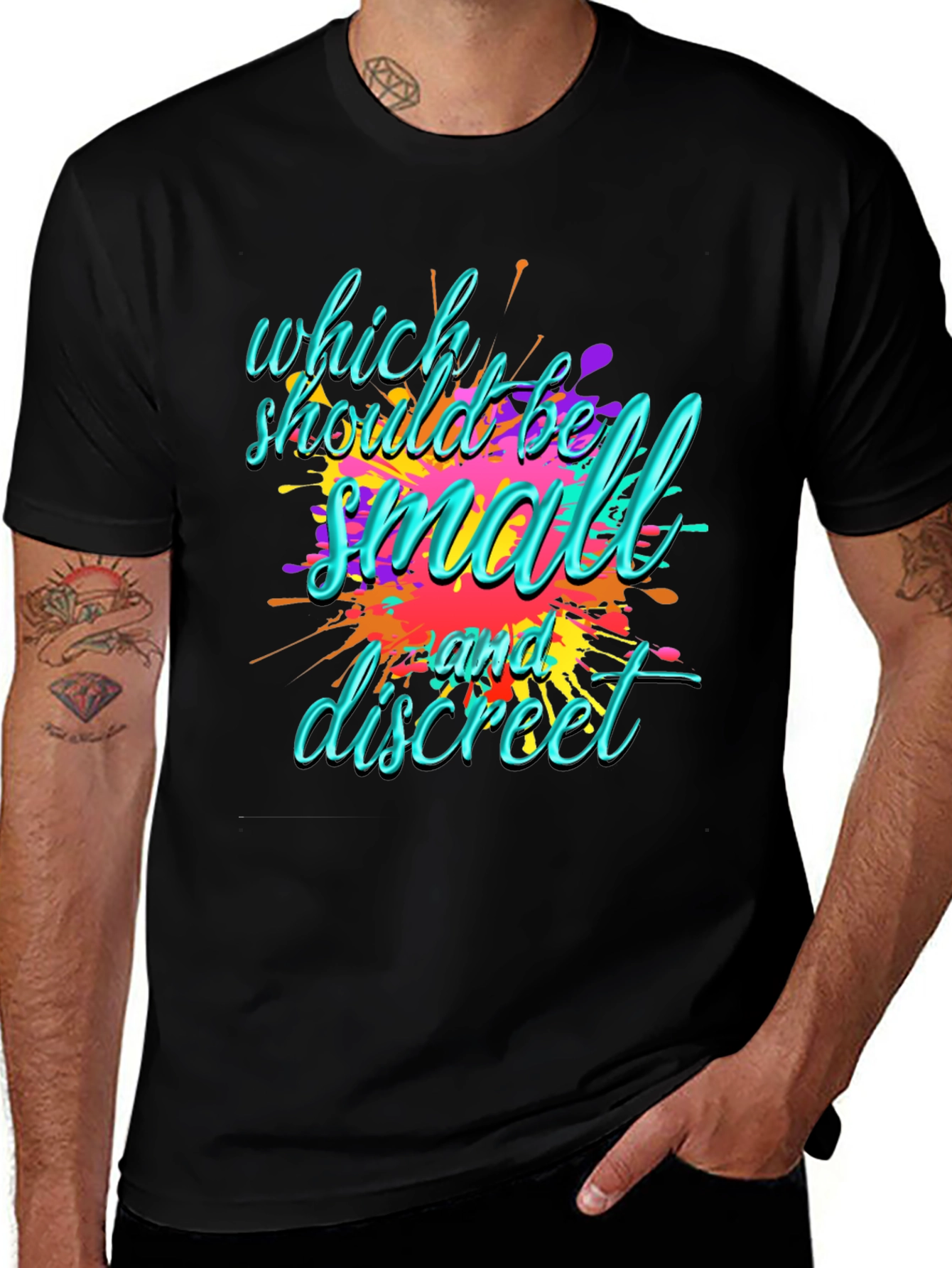 Small & Discreet Graphic Tee