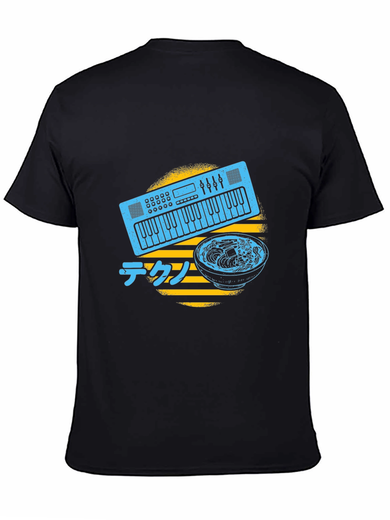 Synth Ramen T-Shirt - Musical Japanese Foodie Tee