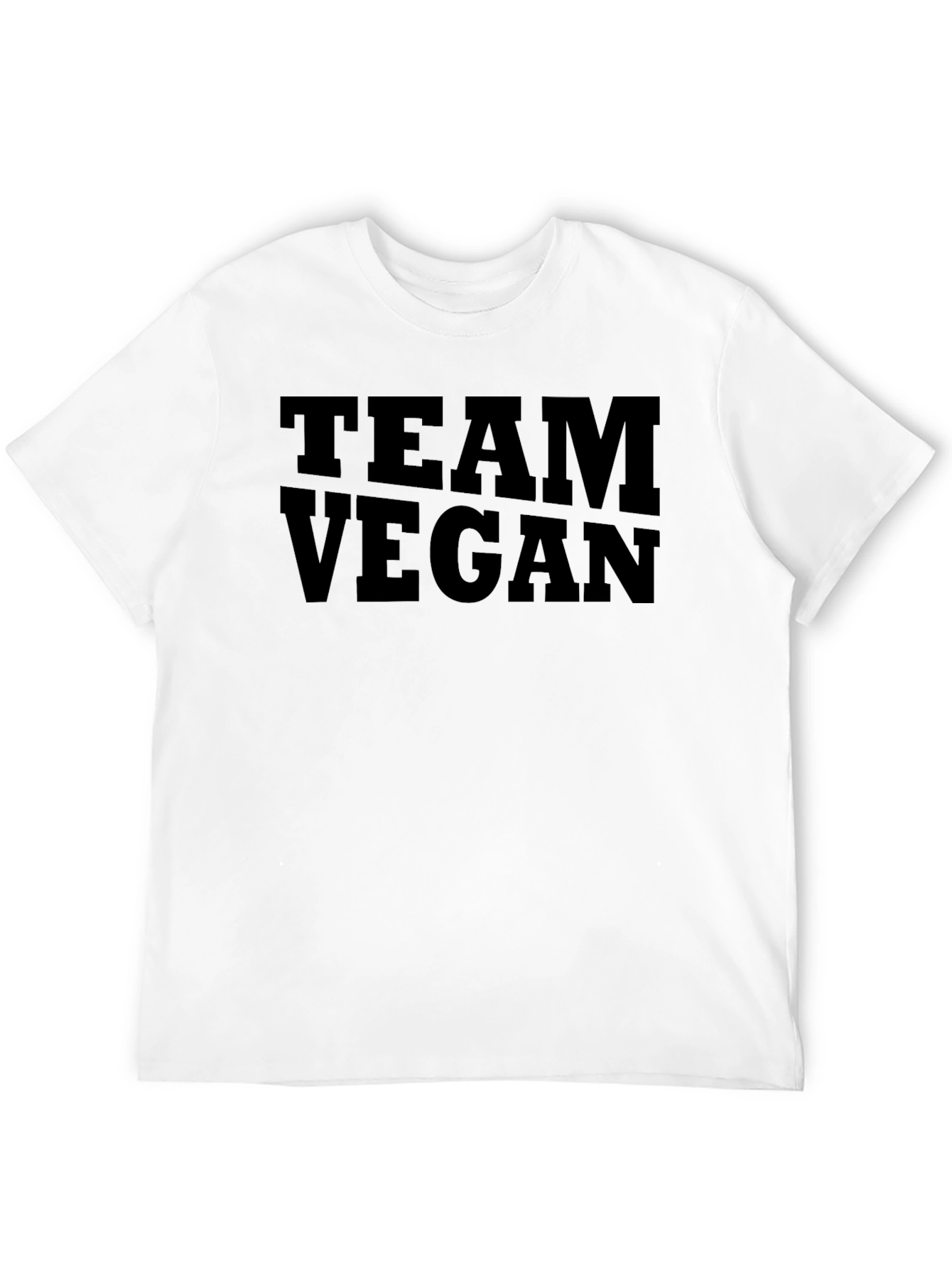 Team Vegan Graphic T-Shirt - Unisex Black Tee