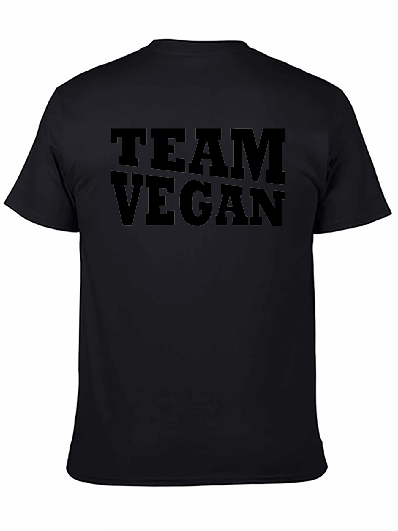 Team Vegan Graphic T-Shirt - Unisex Black Tee