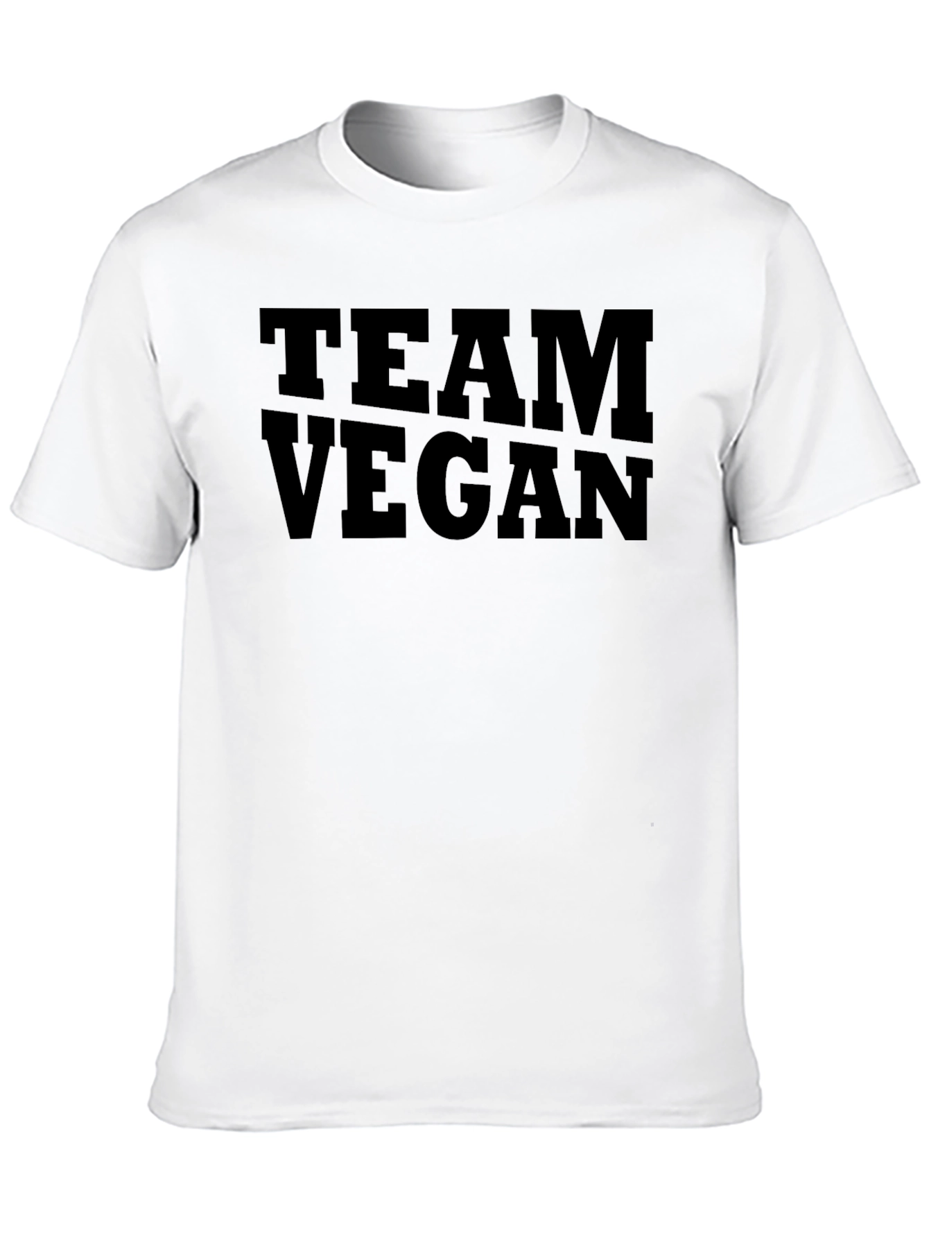 Team Vegan Graphic T-Shirt - Unisex Black Tee
