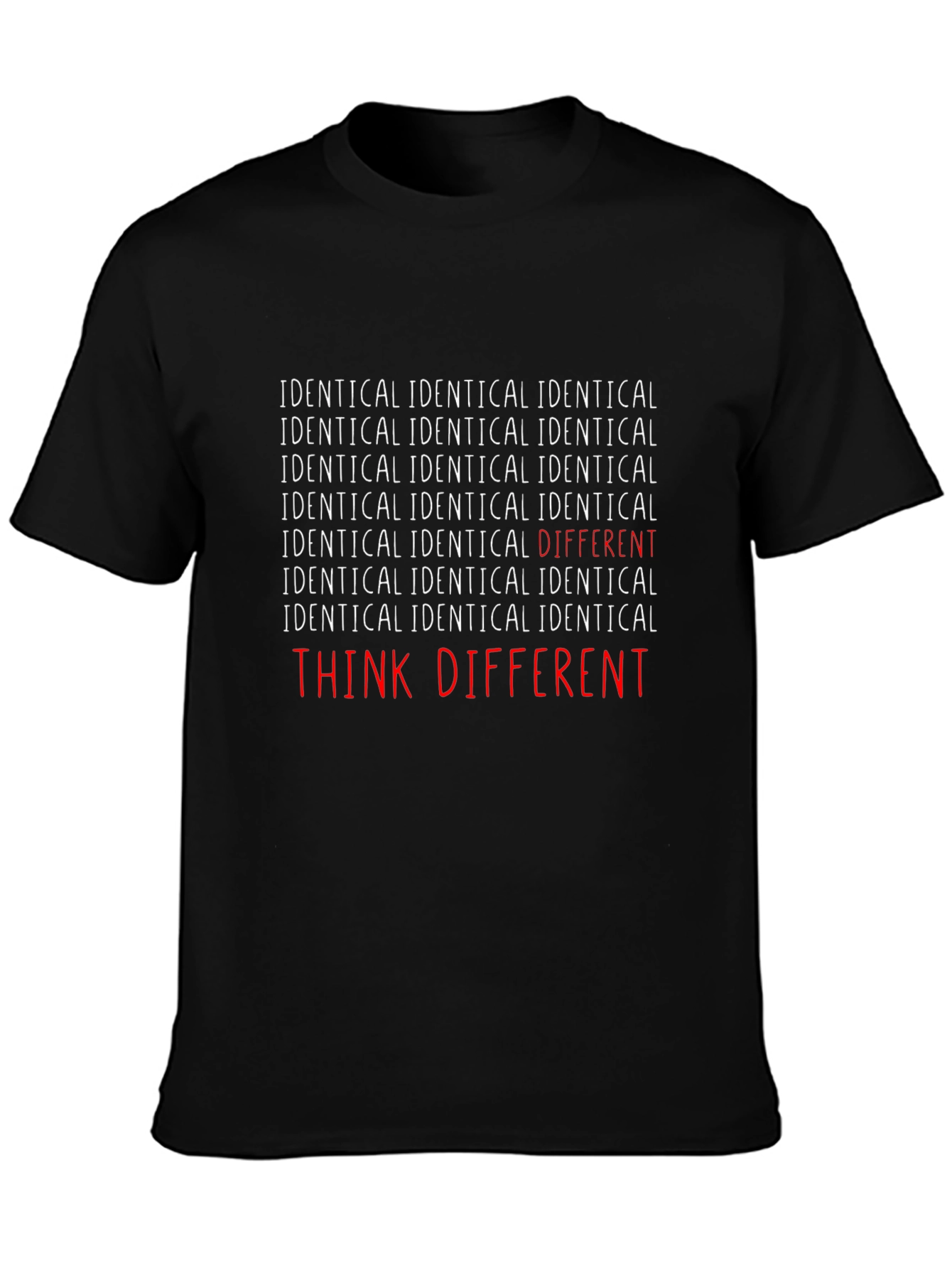 Think Different Crew Neck T-Shirt