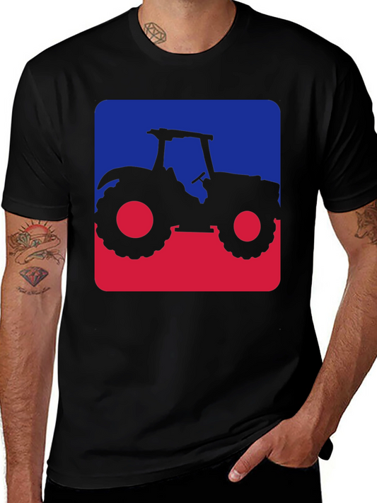 Tractor Silhouette Graphic Tee - Farm Life Style
