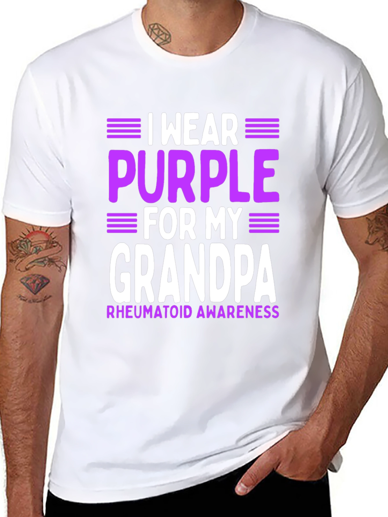 Purple Rheumatoid Awareness T-Shirt