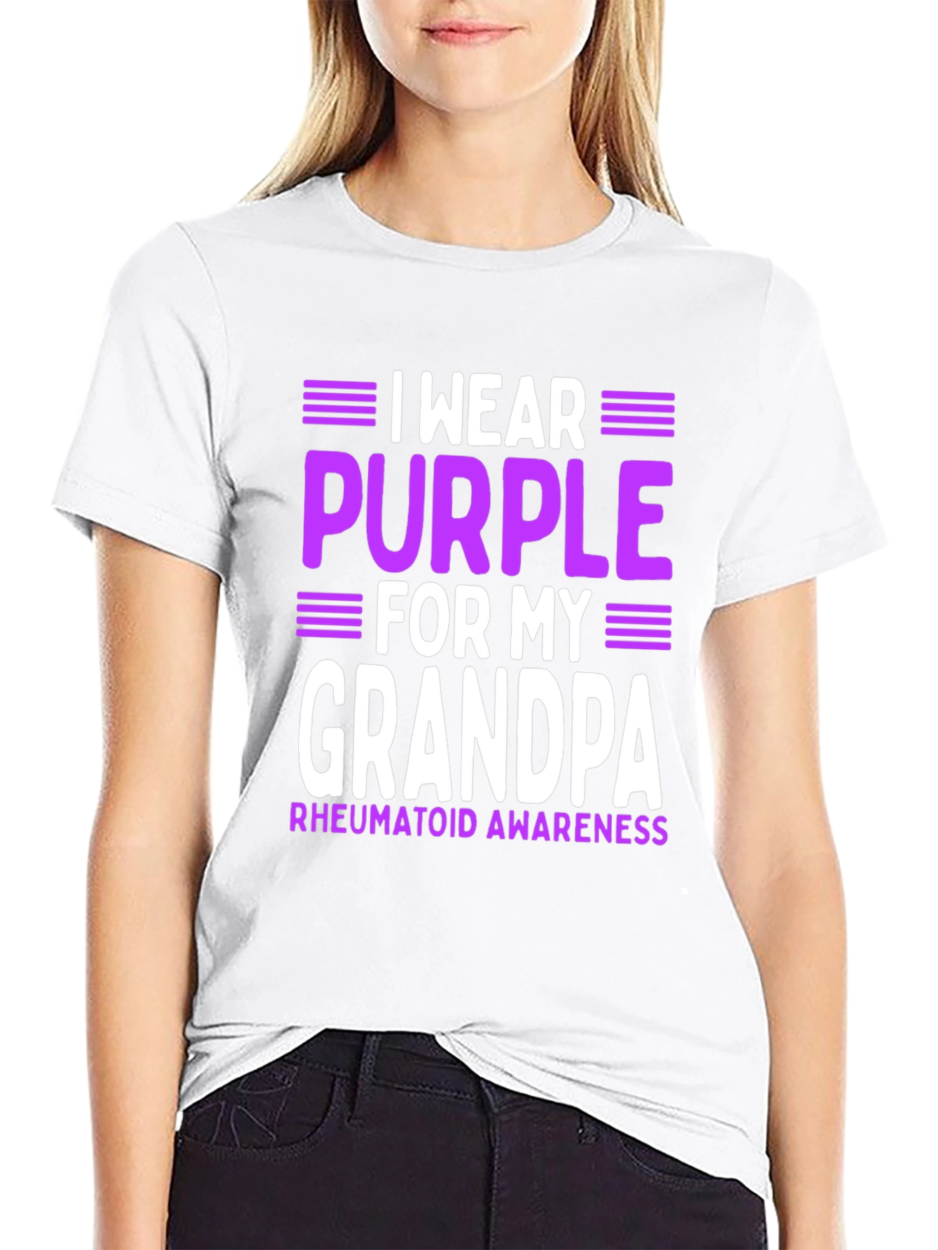 Purple Rheumatoid Awareness T-Shirt