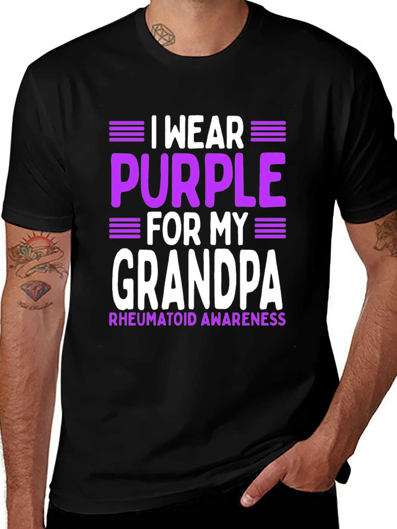 Purple Rheumatoid Awareness T-Shirt